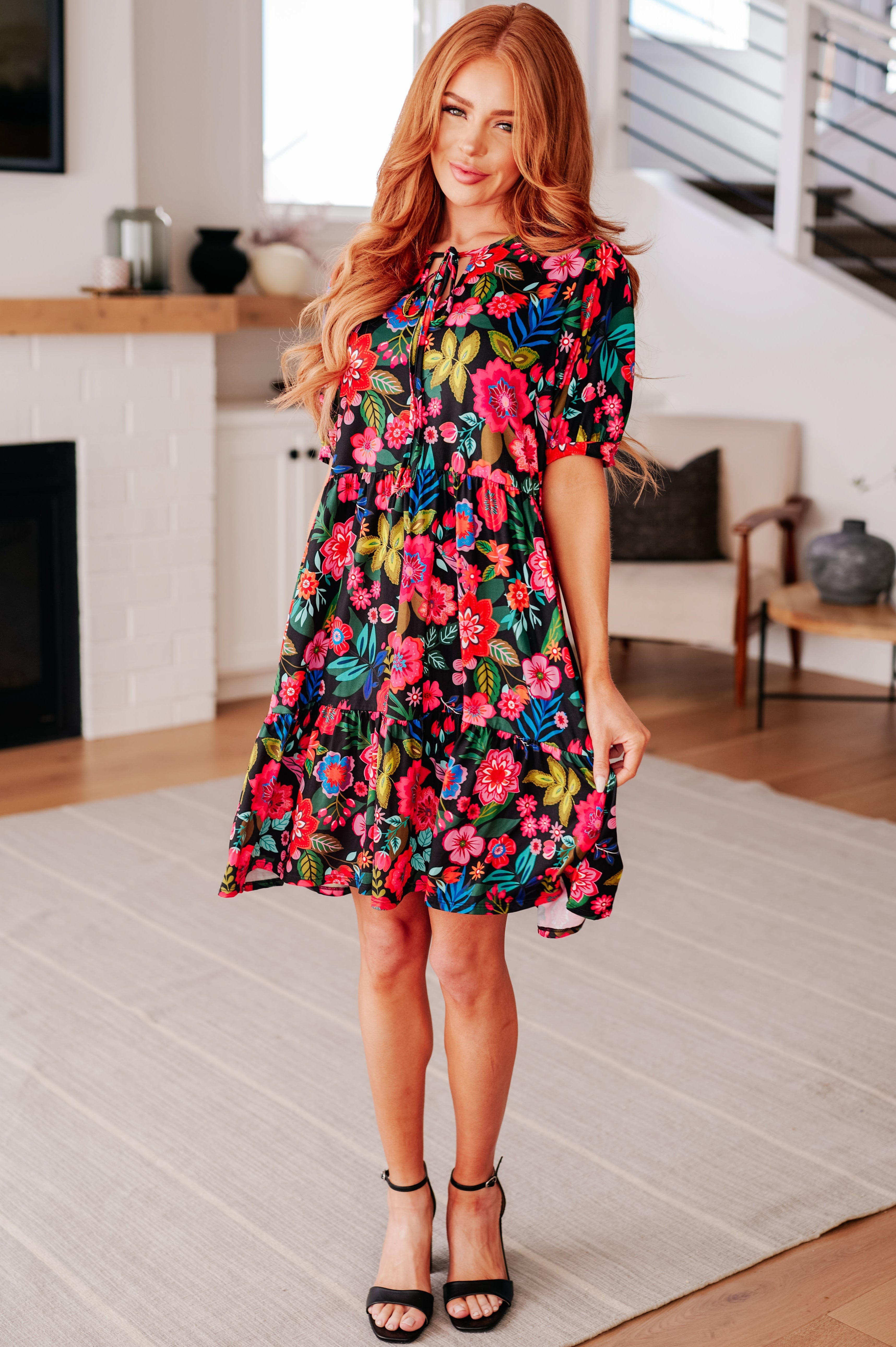 Be Someone Floral Dress-Womens-Stay Foxy Boutique, Florissant, Missouri