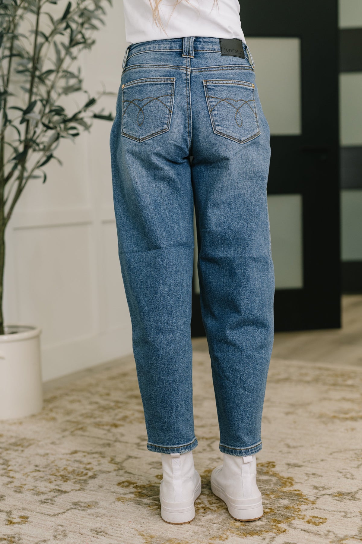 Bella High Waist Soft Barrel Stitch Thru Pocket-Womens-Stay Foxy Boutique, Florissant, Missouri