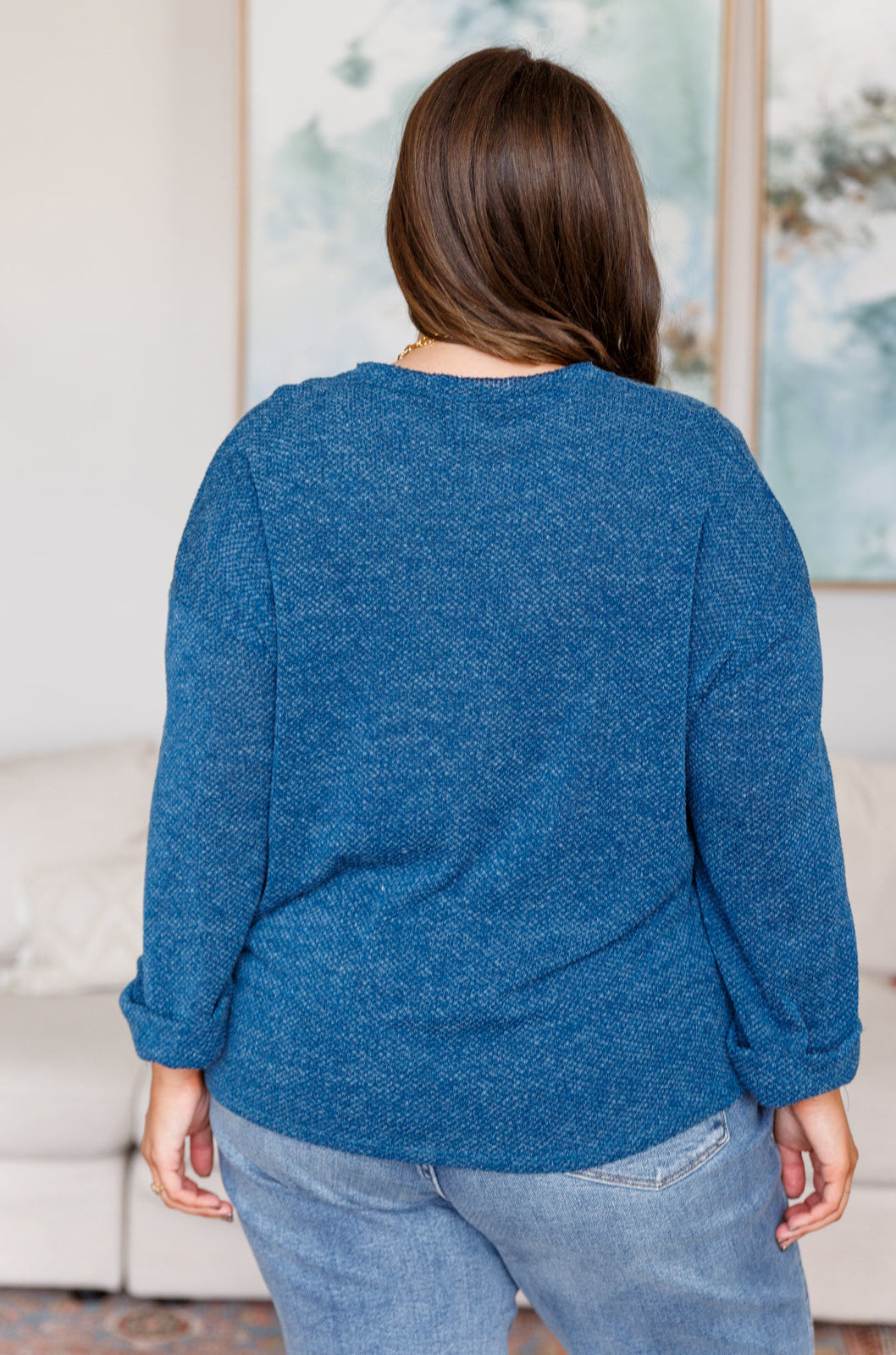 Best Foot Forward V-Neck Pullover-Tops-Stay Foxy Boutique, Florissant, Missouri