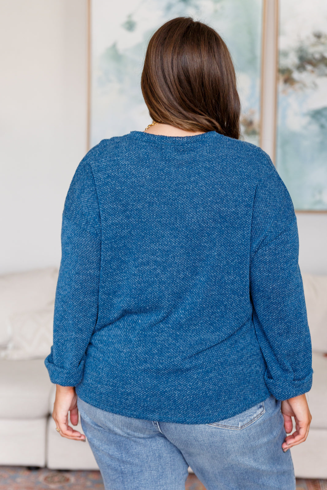 Best Foot Forward V-Neck Pullover-Tops-Stay Foxy Boutique, Florissant, Missouri