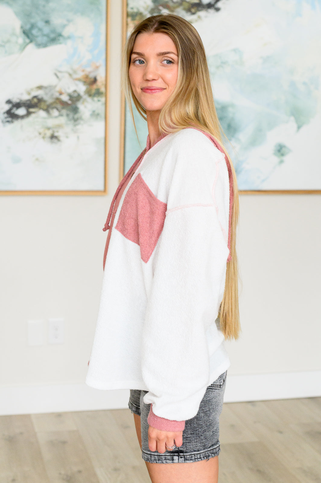 Best On The Block Color Block Hoodie-Tops-Stay Foxy Boutique, Florissant, Missouri