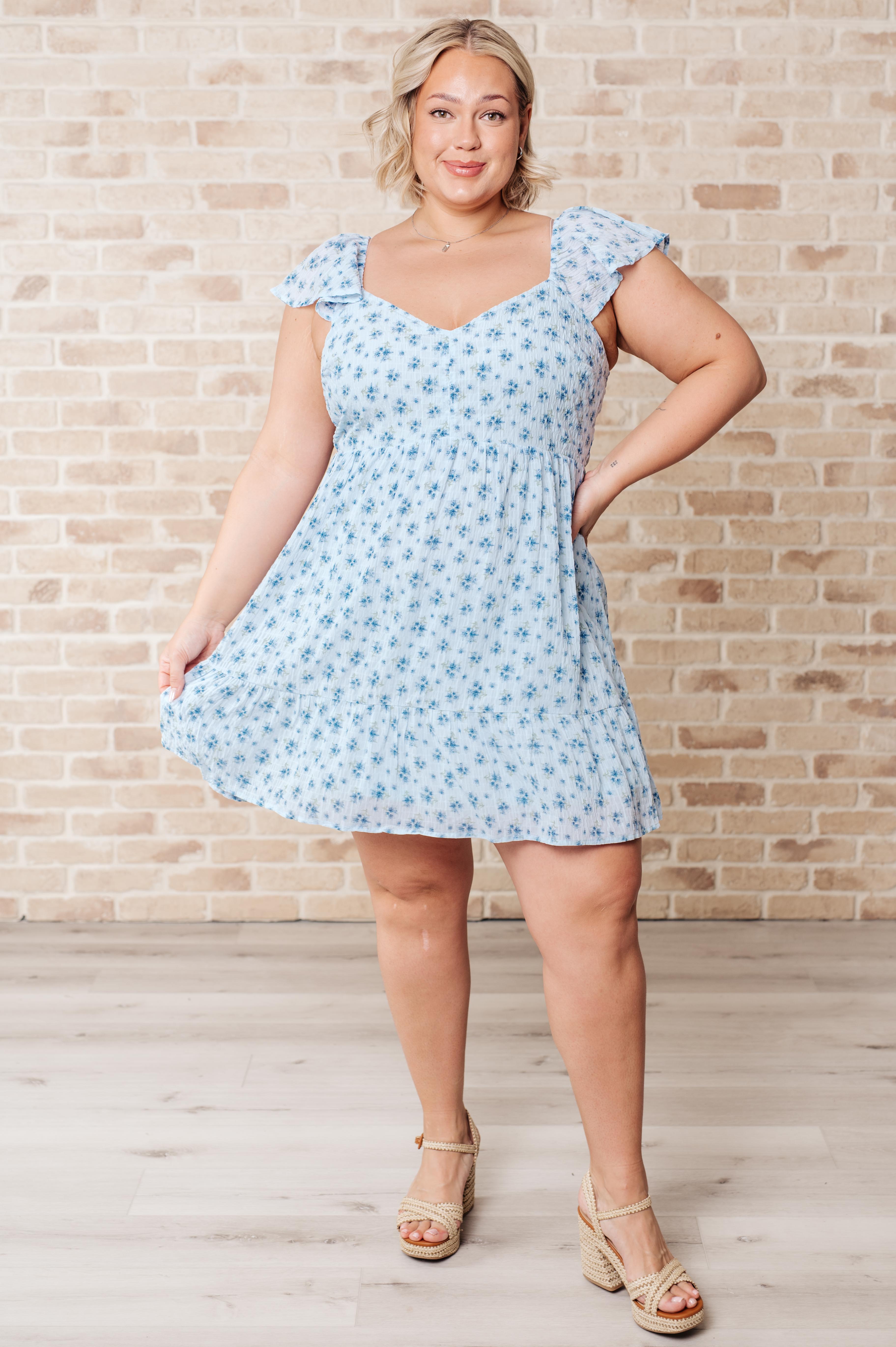 Big Rock Candy Mountain V-Neck Floral Dress-Dresses-Stay Foxy Boutique, Florissant, Missouri