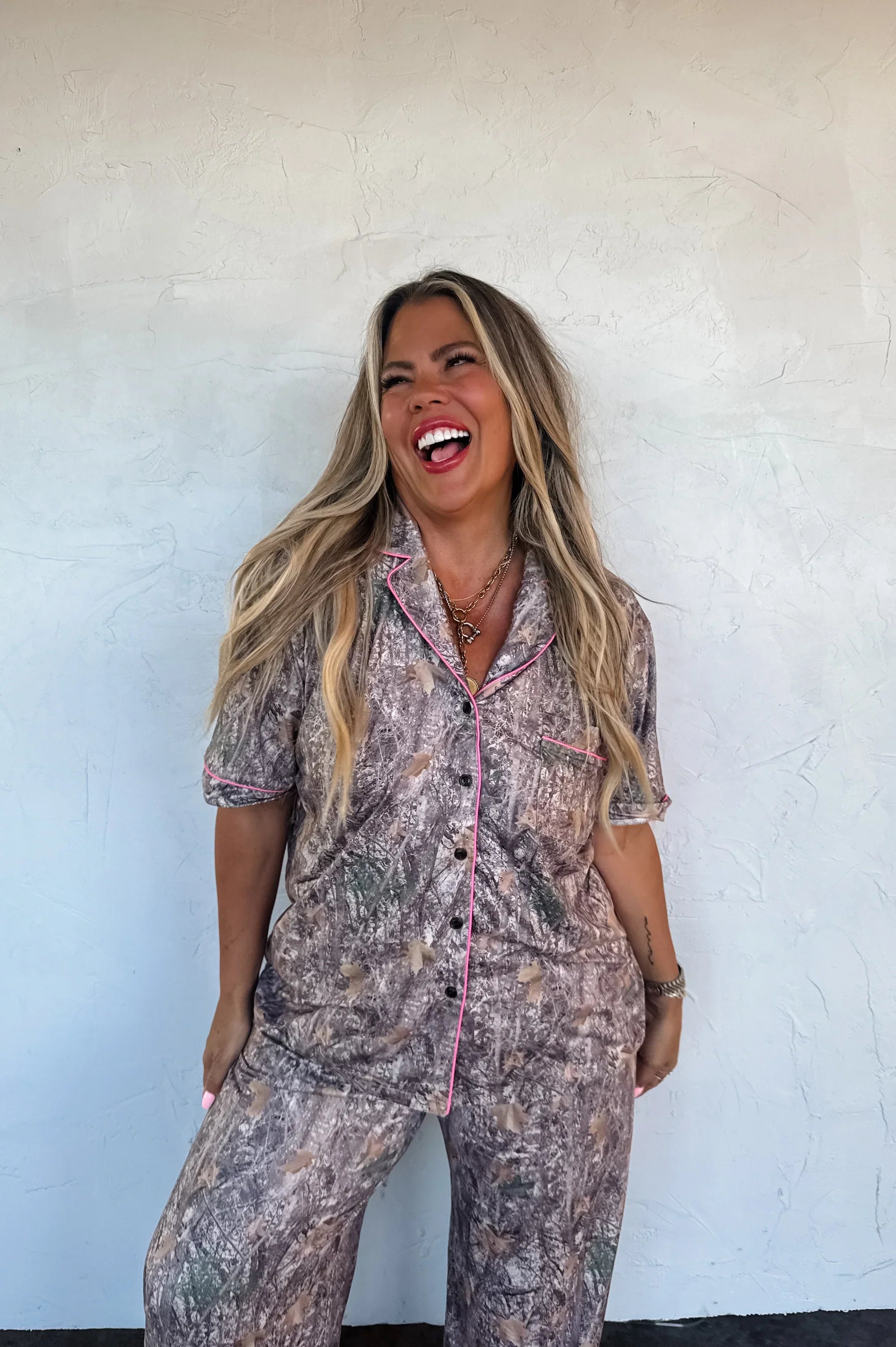 PREORDER: Cabin Cozy Luxe PJ Set-Womens-Stay Foxy Boutique, Florissant, Missouri