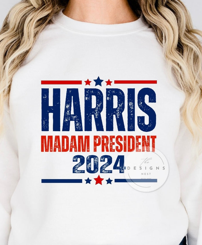 Madam President Graphic T shirt-Graphic T-Stay Foxy Boutique, Florissant, Missouri