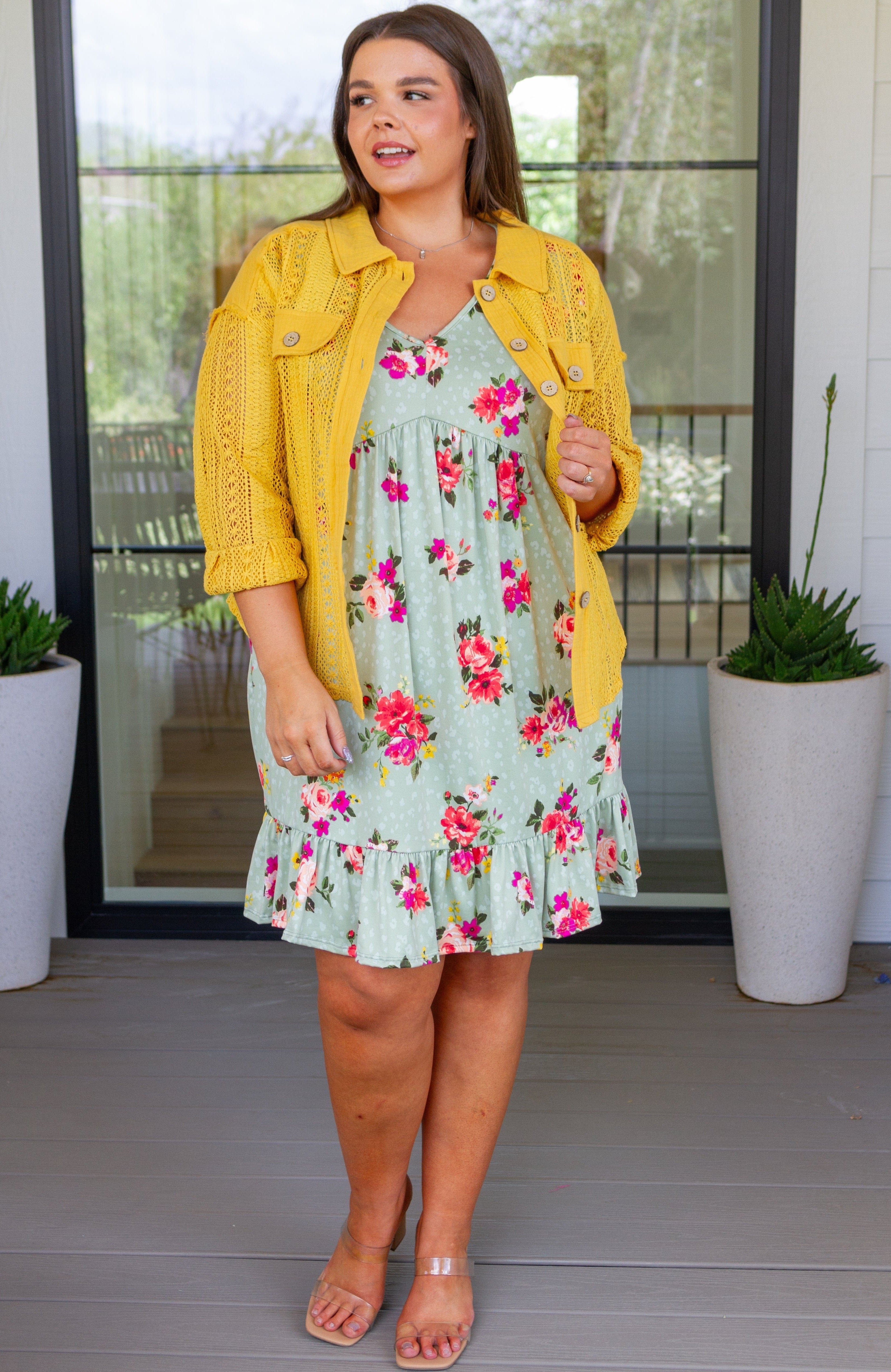 Can't Fight the Feeling Floral Dress-Dresses-Stay Foxy Boutique, Florissant, Missouri