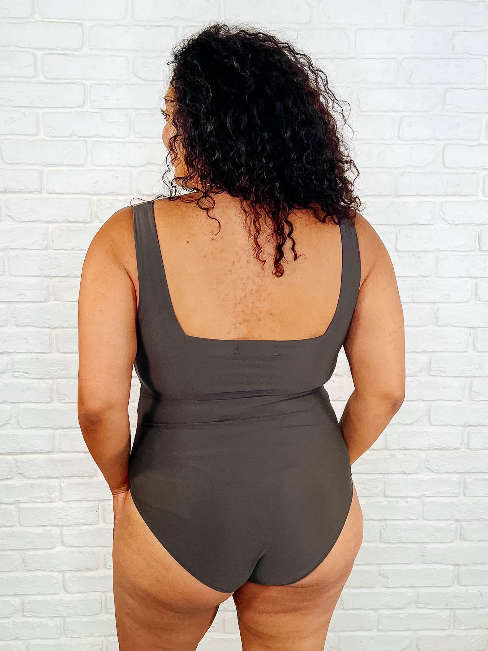 Cape Town Asymmetrical Stripe Swimsuit-Swimwear-Stay Foxy Boutique, Florissant, Missouri