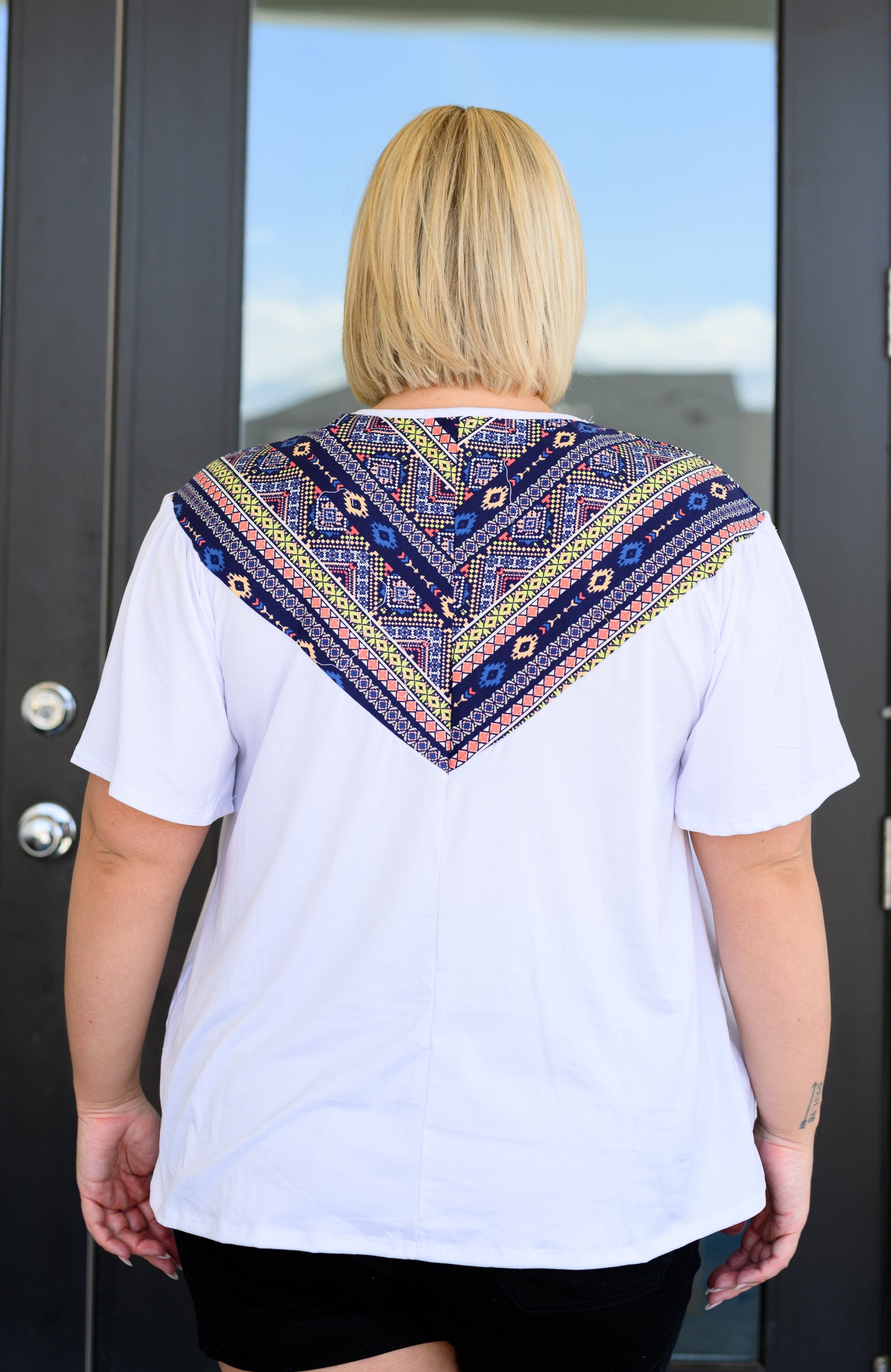 Casually Boho Keyhole Neckline Top-Tops-Stay Foxy Boutique, Florissant, Missouri