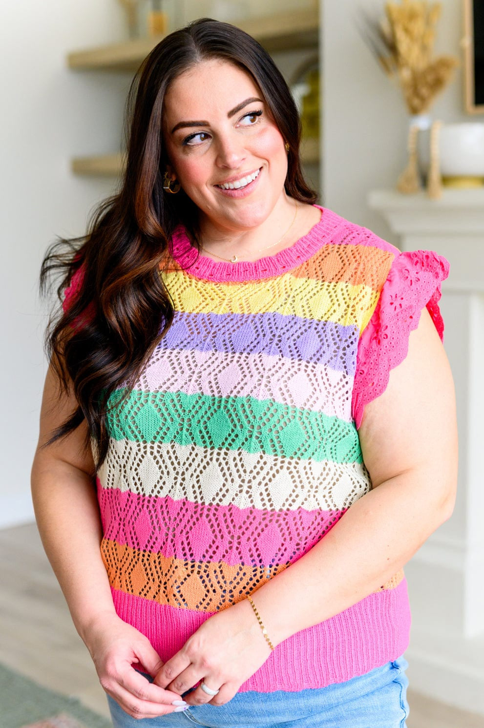 Change is Coming Flutter Sleeve Top-Tops-Stay Foxy Boutique, Florissant, Missouri