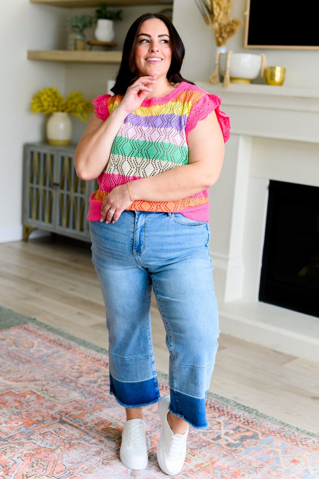 Change is Coming Flutter Sleeve Top-Tops-Stay Foxy Boutique, Florissant, Missouri