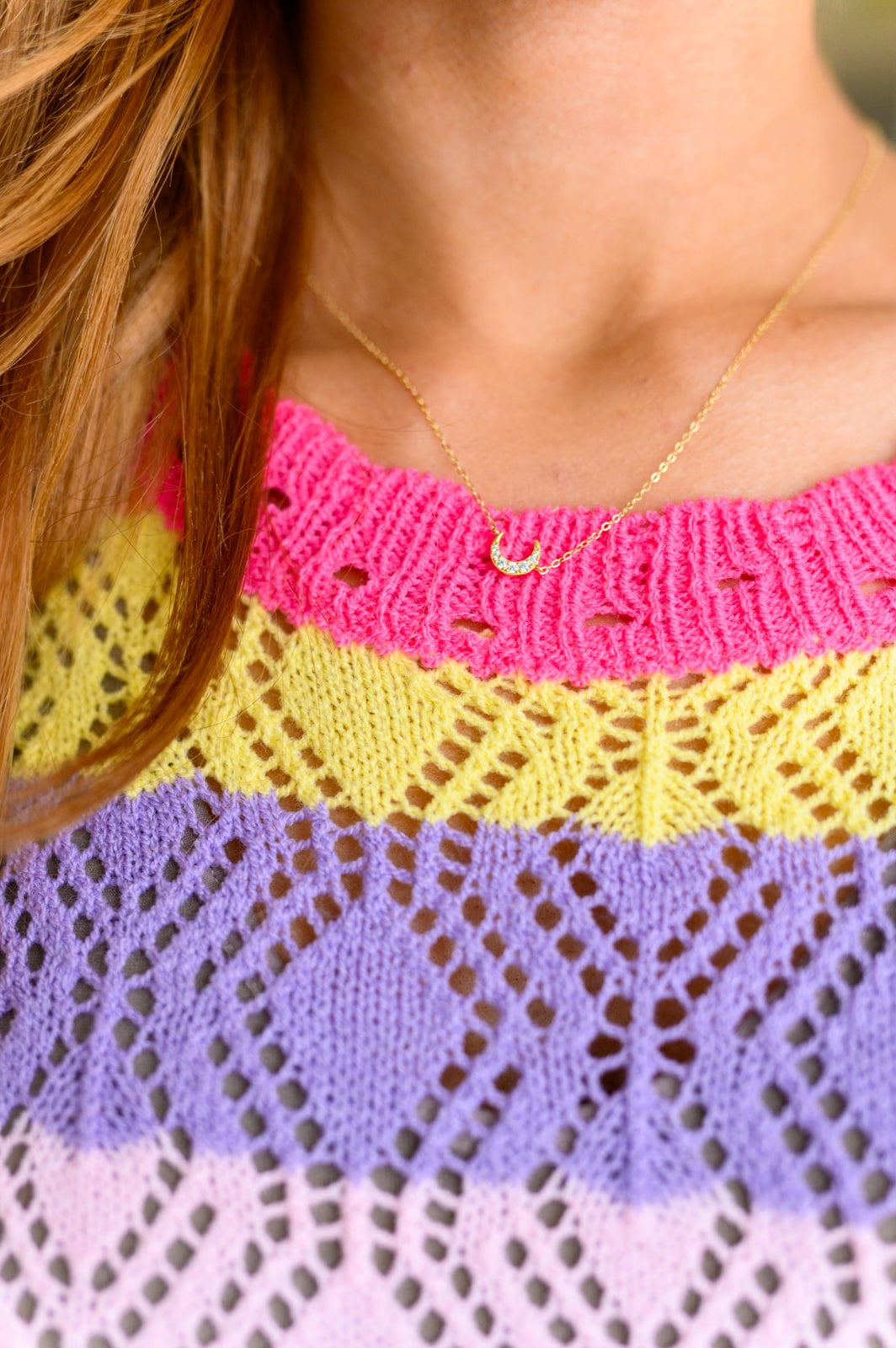 Over the Moon Necklace-Accessories-Stay Foxy Boutique, Florissant, Missouri