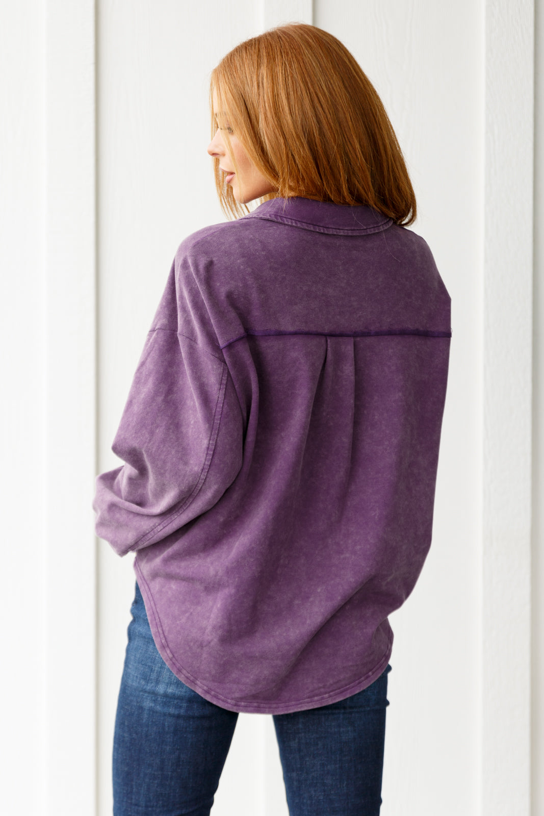 Chaos of Sequins Shacket in Purple-Layers-Stay Foxy Boutique, Florissant, Missouri