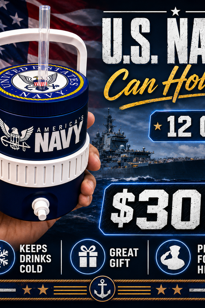 MILITARY BRANCH-3D PRINTED CUSTOM 12 OUNCE CAN HOLDERS-Stay Foxy Boutique, Florissant, Missouri