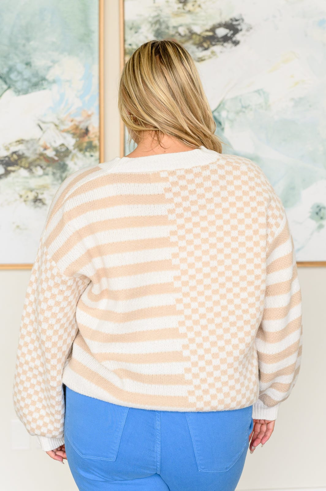 Check That Line Cardigan-Womens-Stay Foxy Boutique, Florissant, Missouri