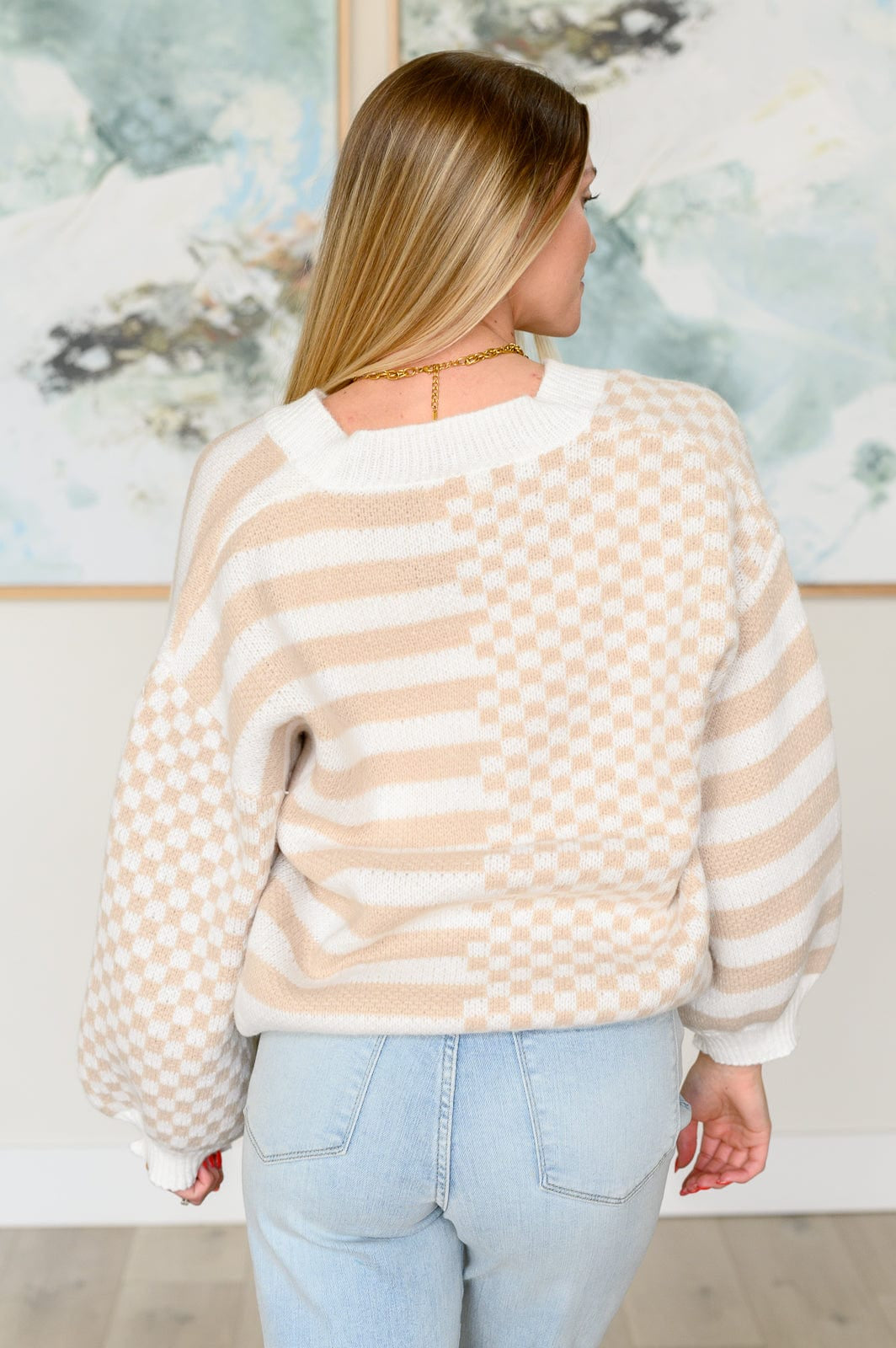 Check That Line Cardigan-Womens-Stay Foxy Boutique, Florissant, Missouri