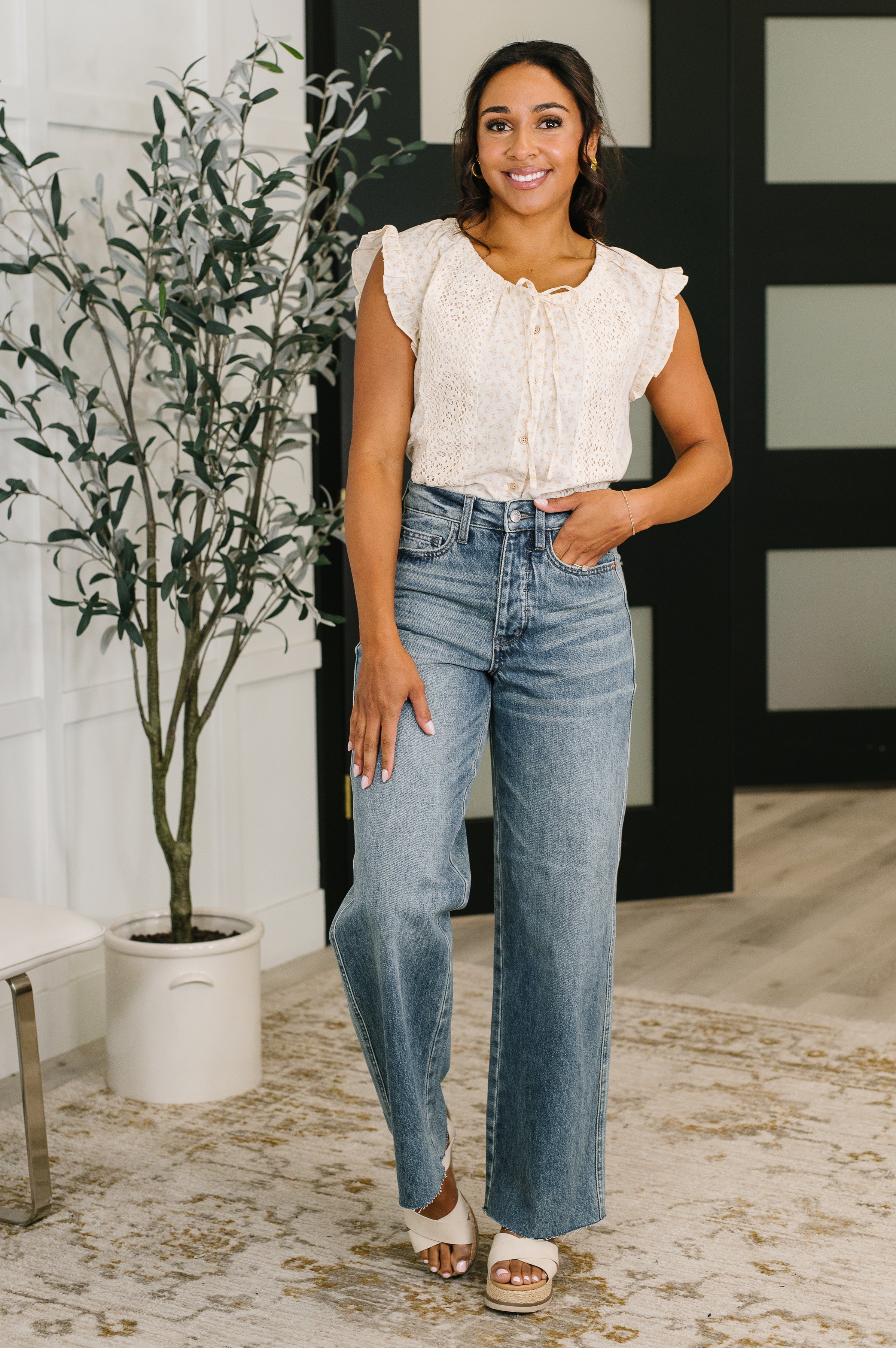 Ciera High Waist Rigid Magic Wihelmina Baggy-Womens-Stay Foxy Boutique, Florissant, Missouri