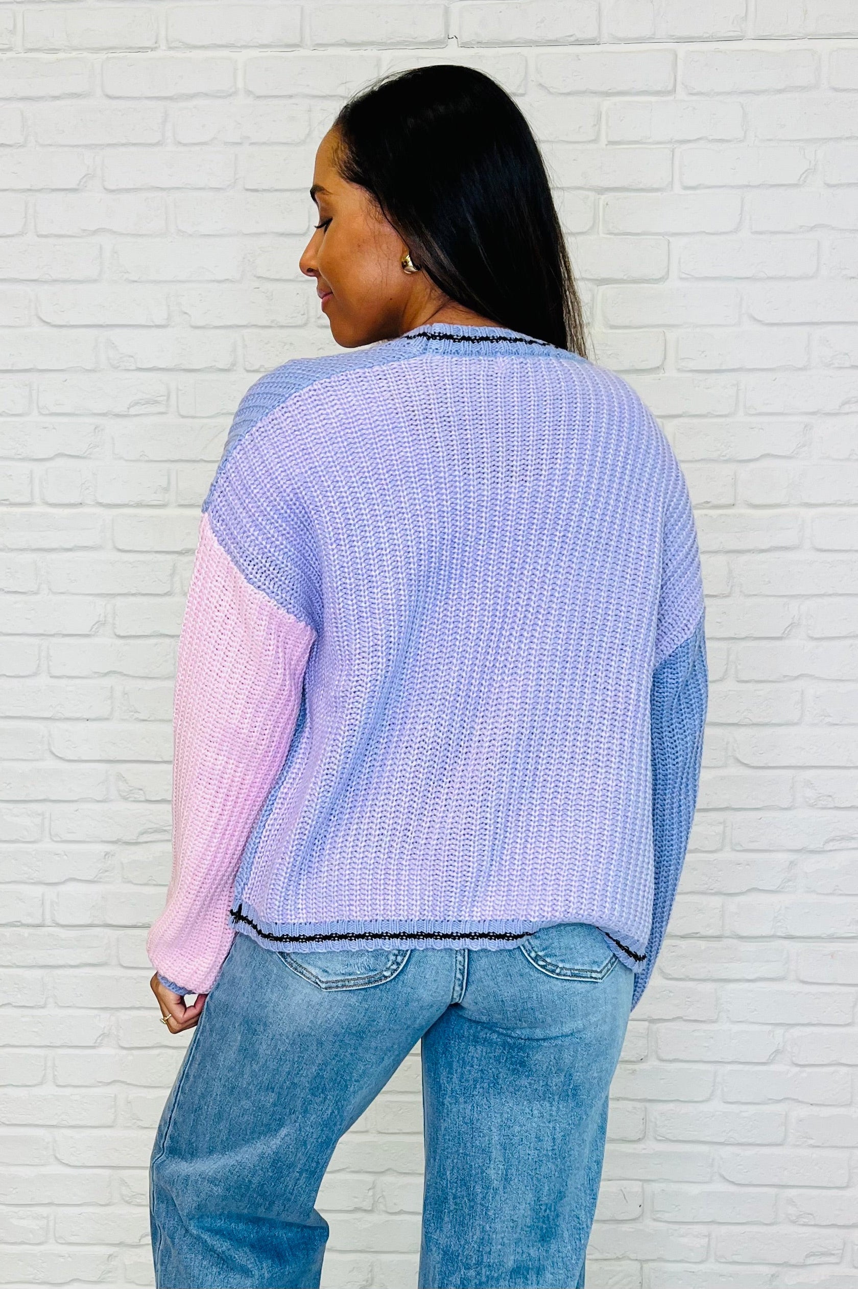 Coffee Date Color Block Cardigan-Womens-Stay Foxy Boutique, Florissant, Missouri