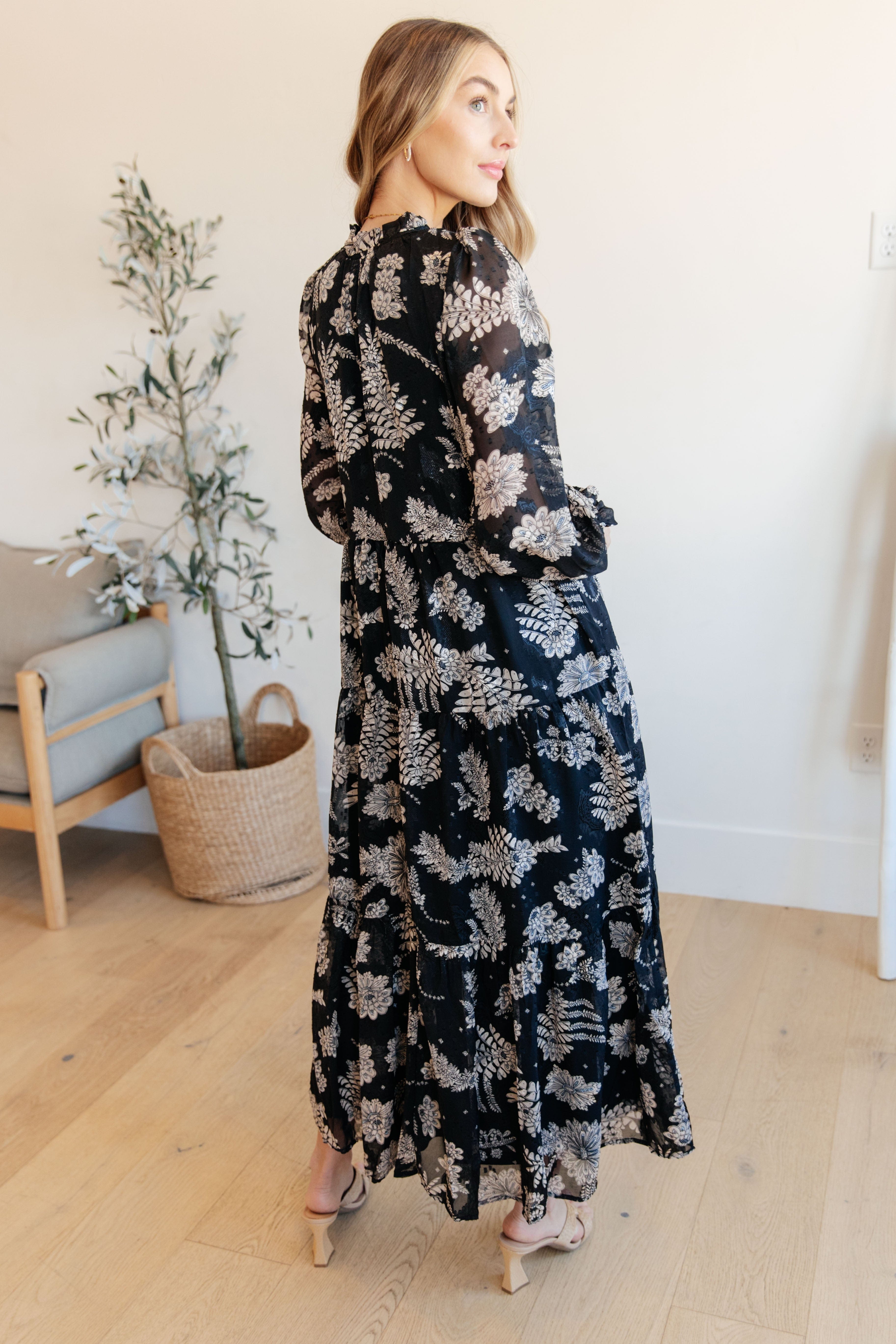 Come Take My Hand Floral Dress-Womens-Stay Foxy Boutique, Florissant, Missouri