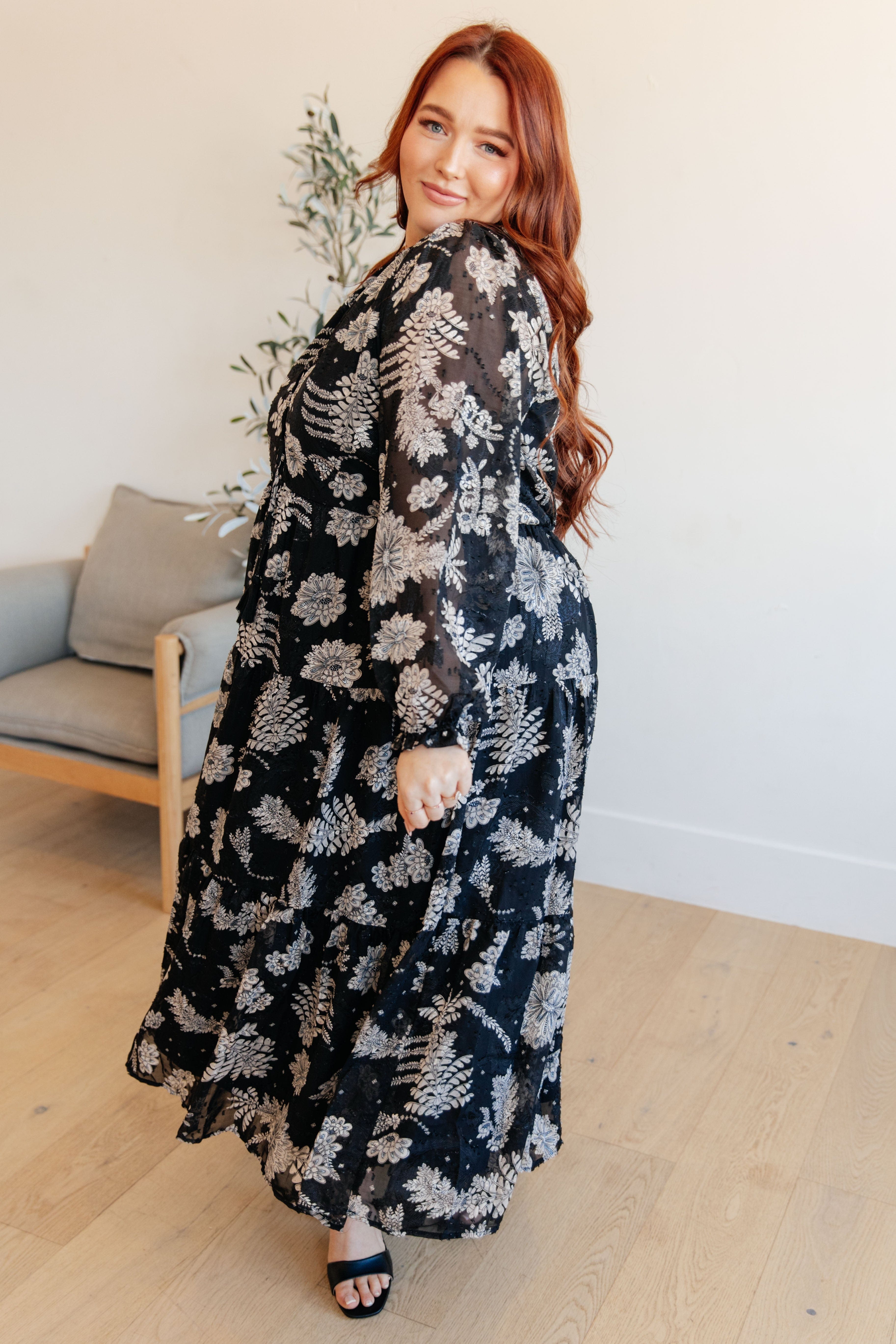 Come Take My Hand Floral Dress-Womens-Stay Foxy Boutique, Florissant, Missouri