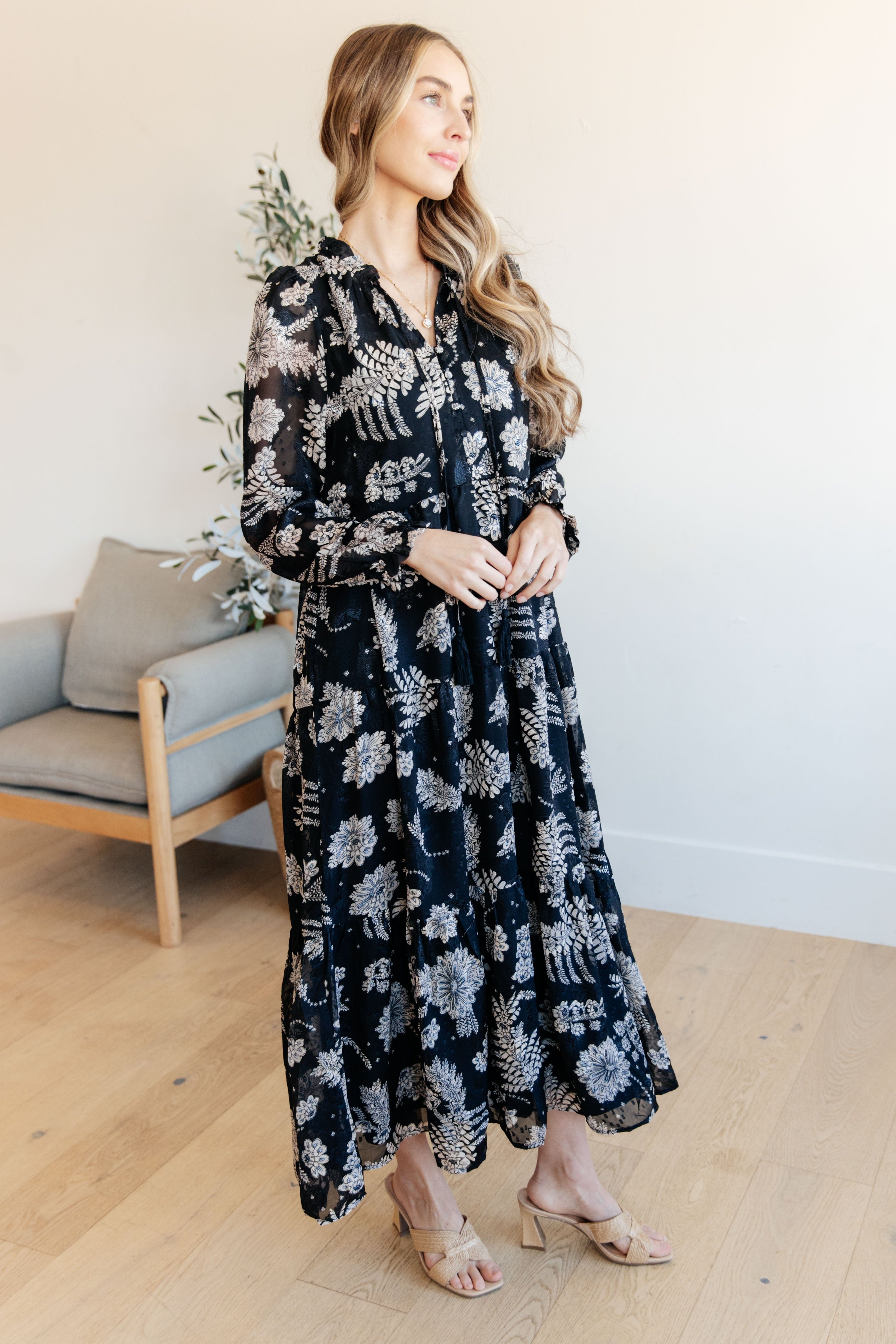 Come Take My Hand Floral Dress-Womens-Stay Foxy Boutique, Florissant, Missouri
