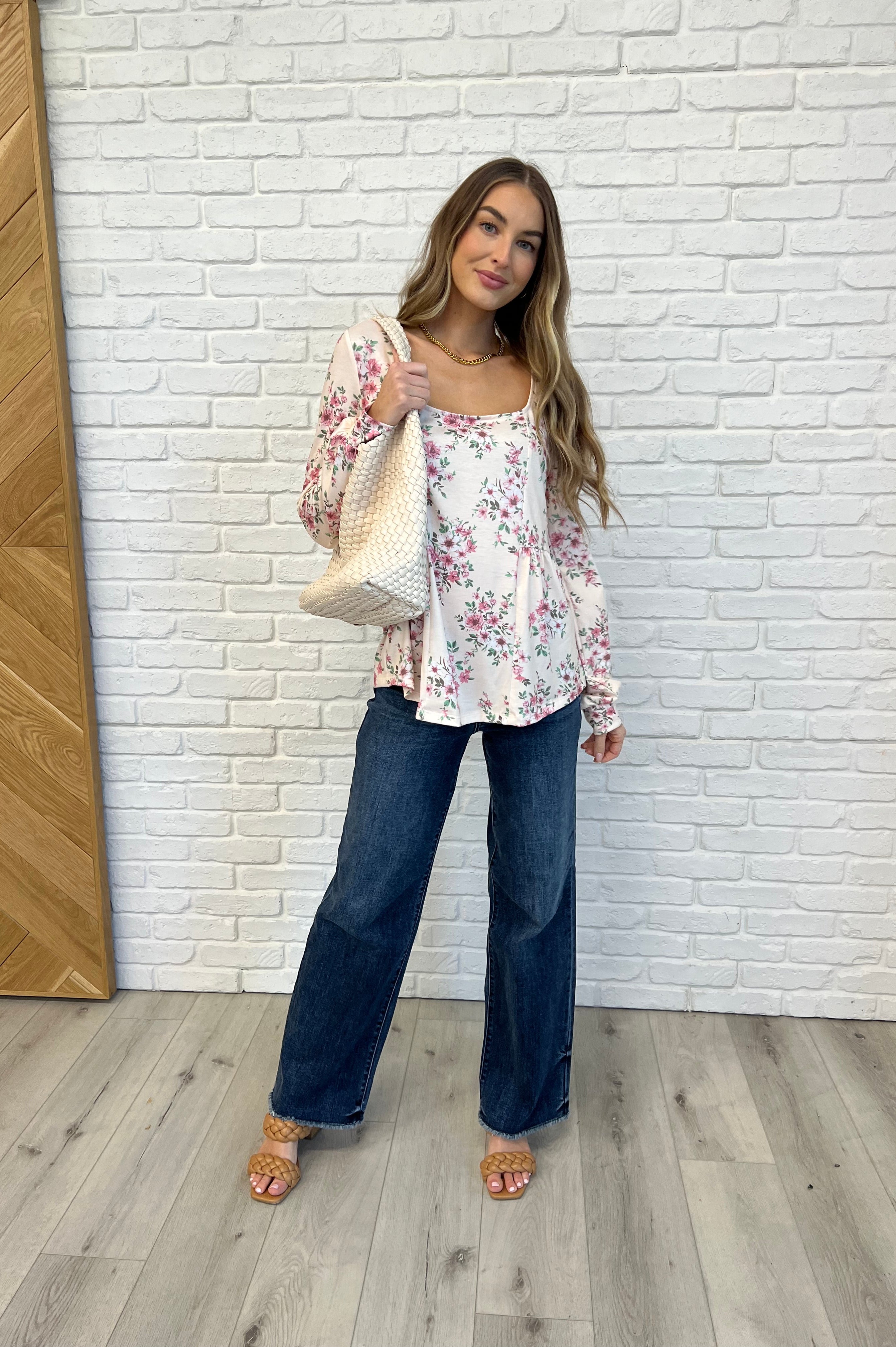 Cool to Be Kind Floral Blouse-Womens-Stay Foxy Boutique, Florissant, Missouri