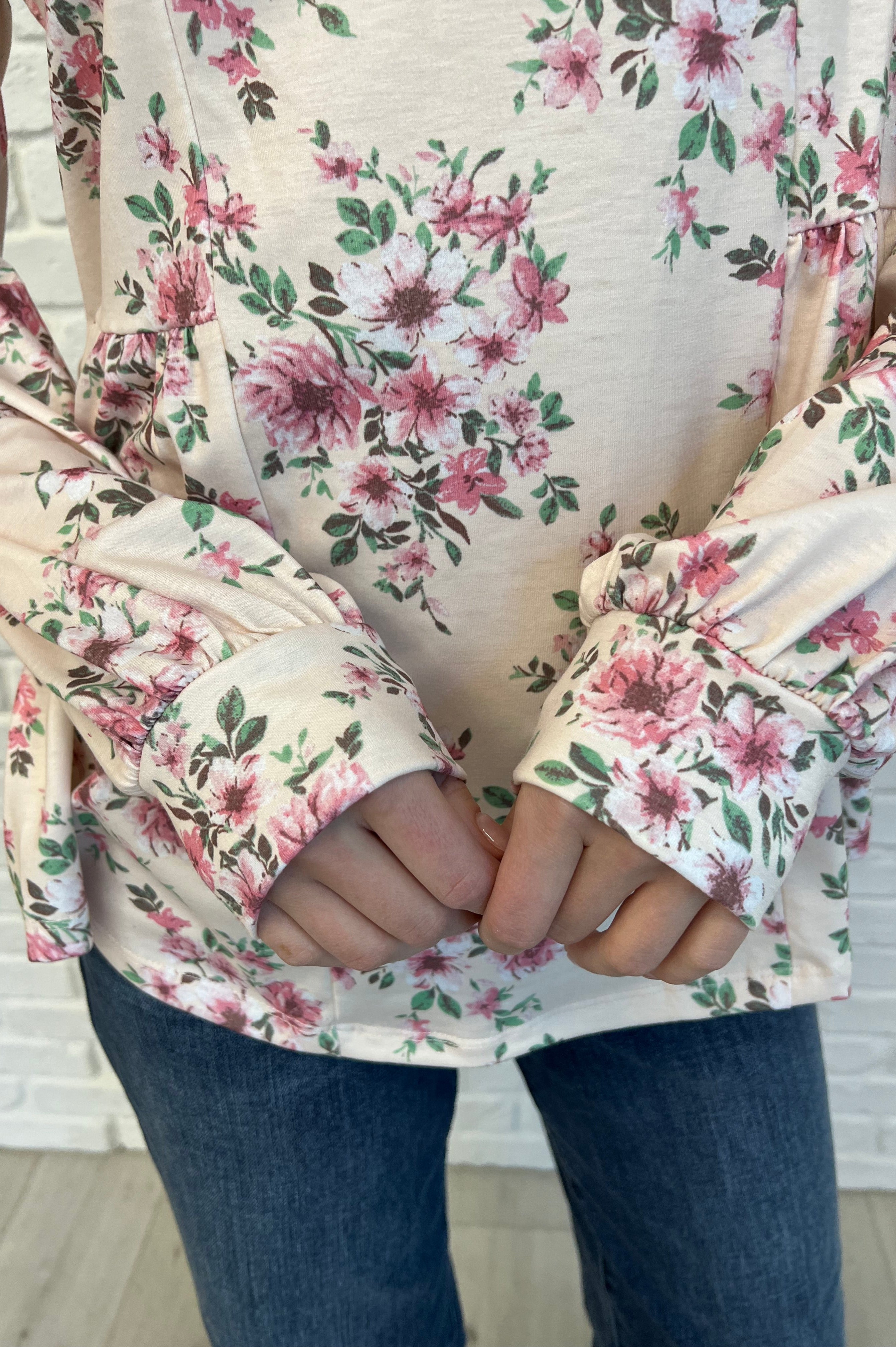 Cool to Be Kind Floral Blouse-Womens-Stay Foxy Boutique, Florissant, Missouri