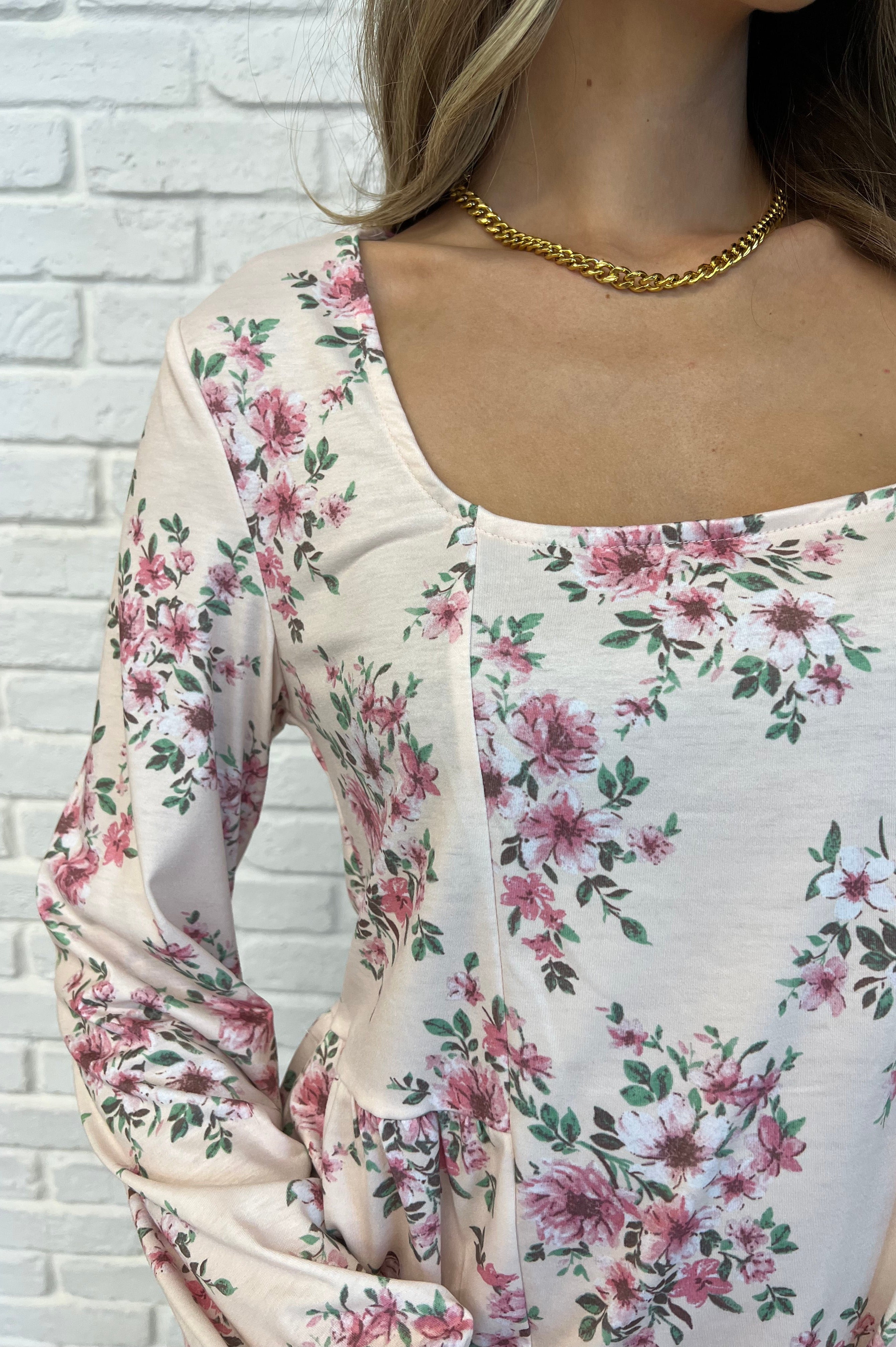 Cool to Be Kind Floral Blouse-Womens-Stay Foxy Boutique, Florissant, Missouri