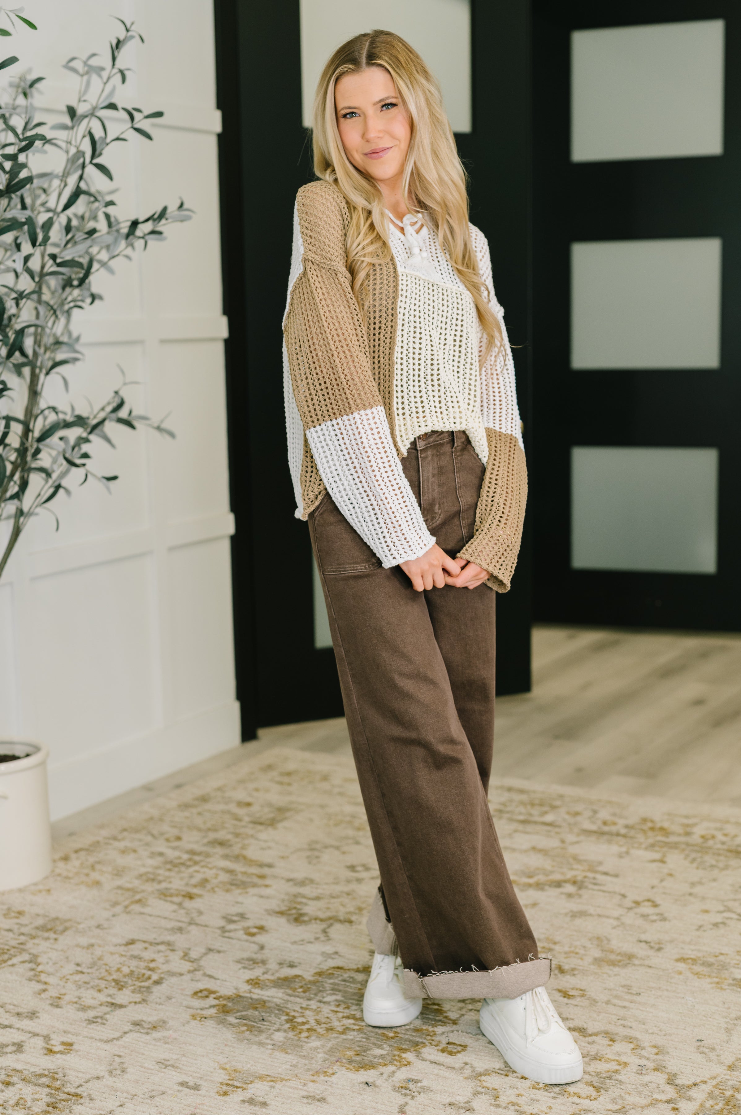 Corner of the Block Loose Knit Sweater-Womens-Stay Foxy Boutique, Florissant, Missouri