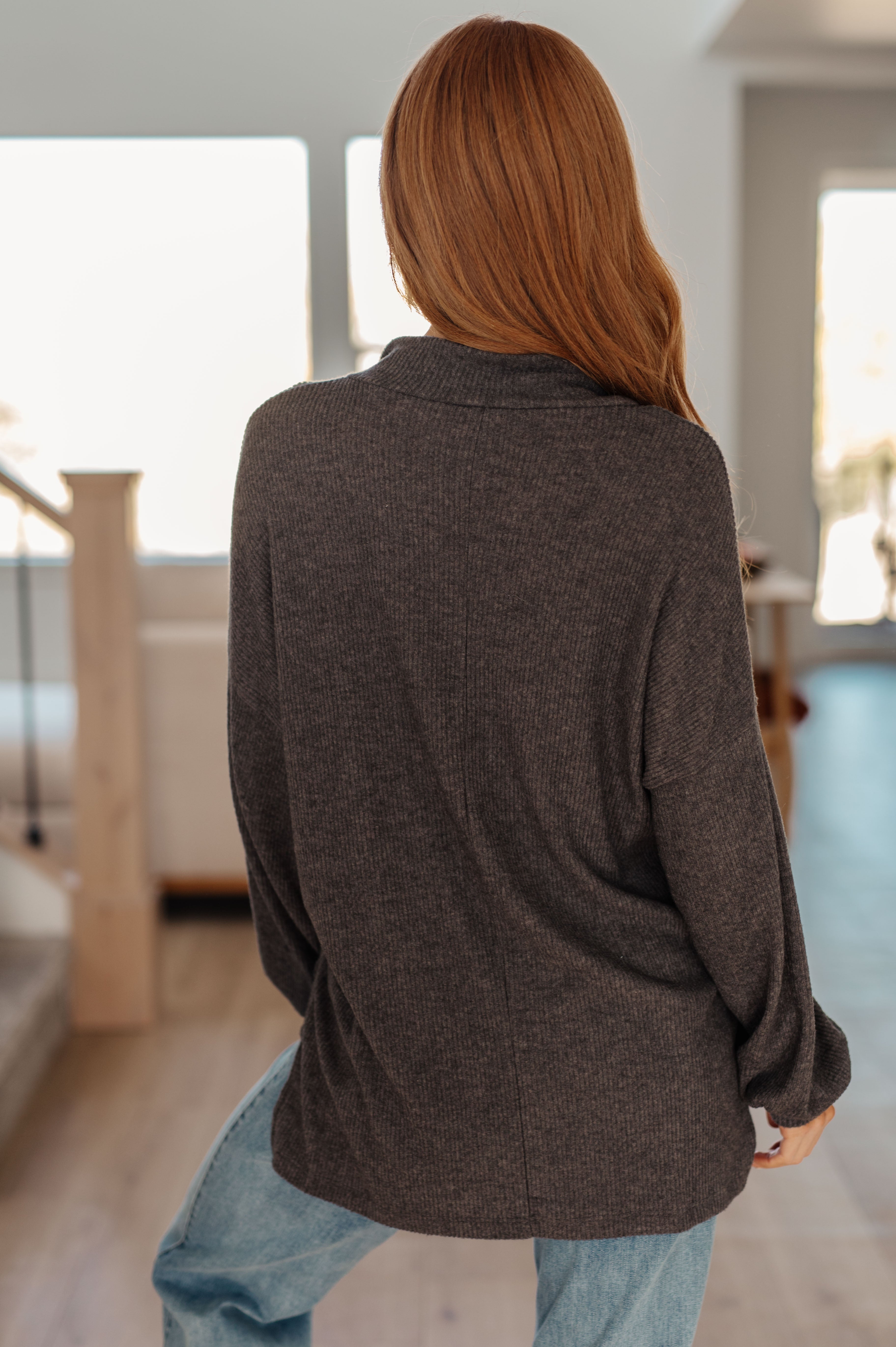 Cozy All Over Henley Top-Tops-Stay Foxy Boutique, Florissant, Missouri