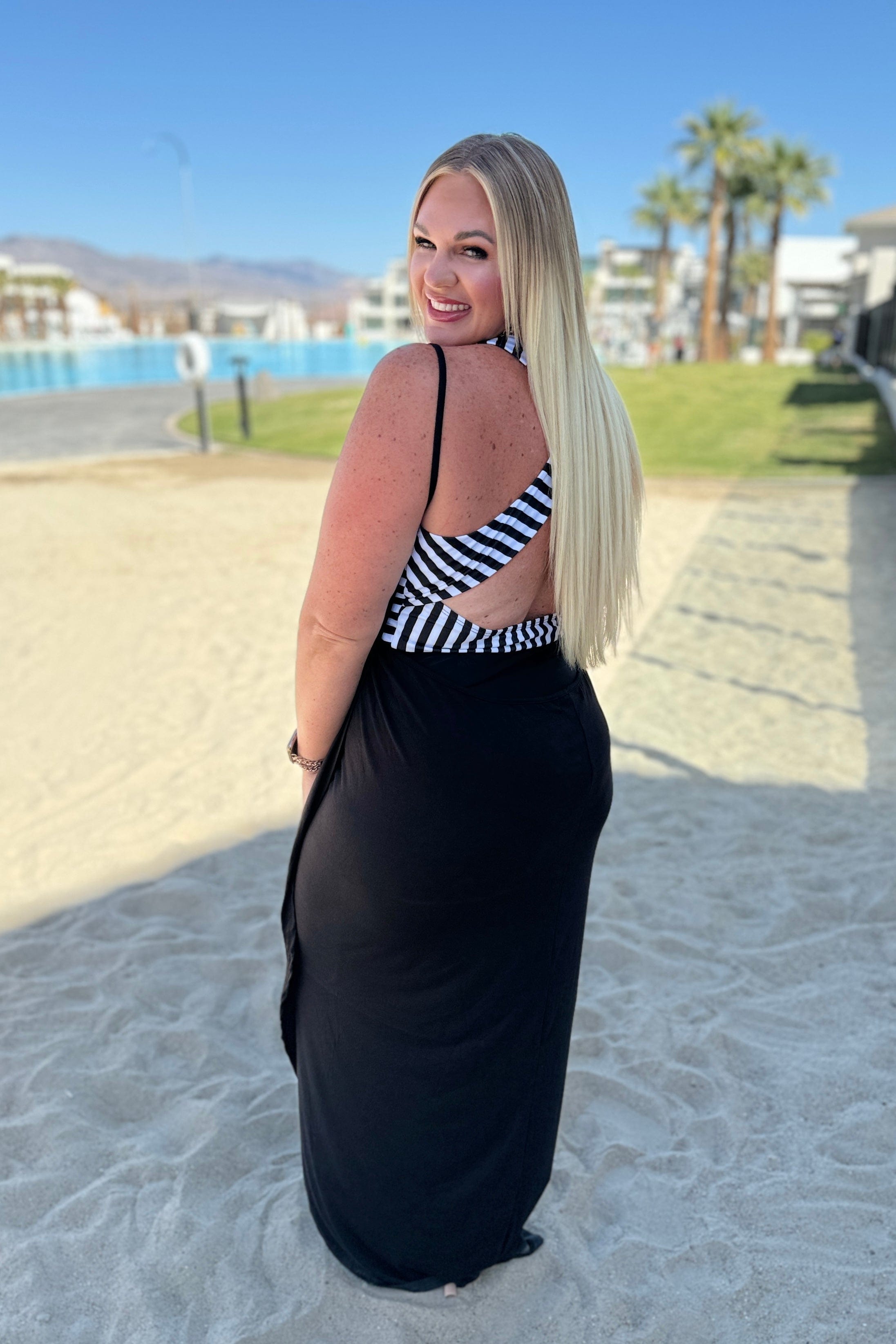 Crossed My Mind Swim Cover Up-Swimwear-Stay Foxy Boutique, Florissant, Missouri
