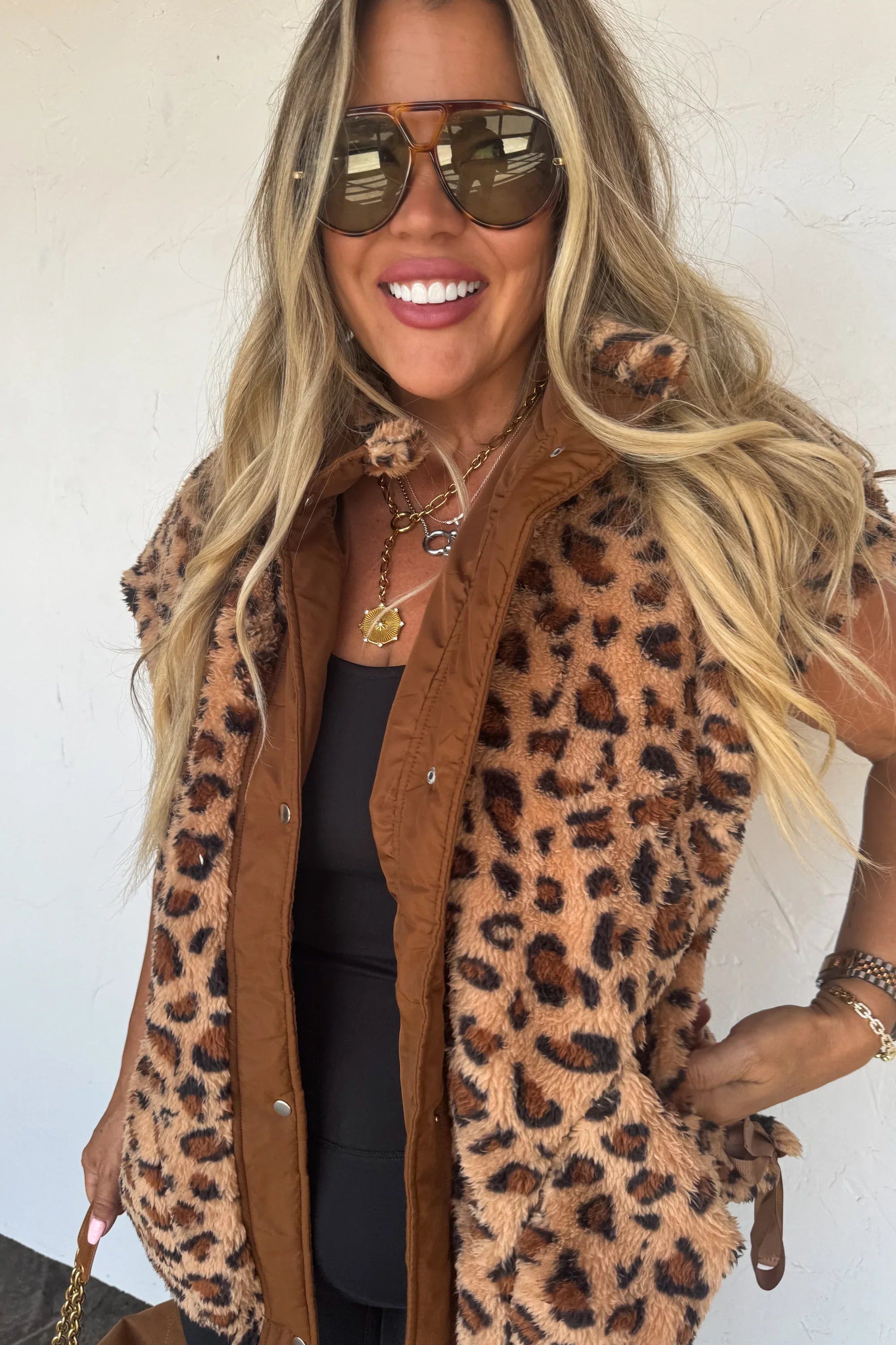 PREORDER: Linden Sherpa Vest Jacket-Womens-Stay Foxy Boutique, Florissant, Missouri