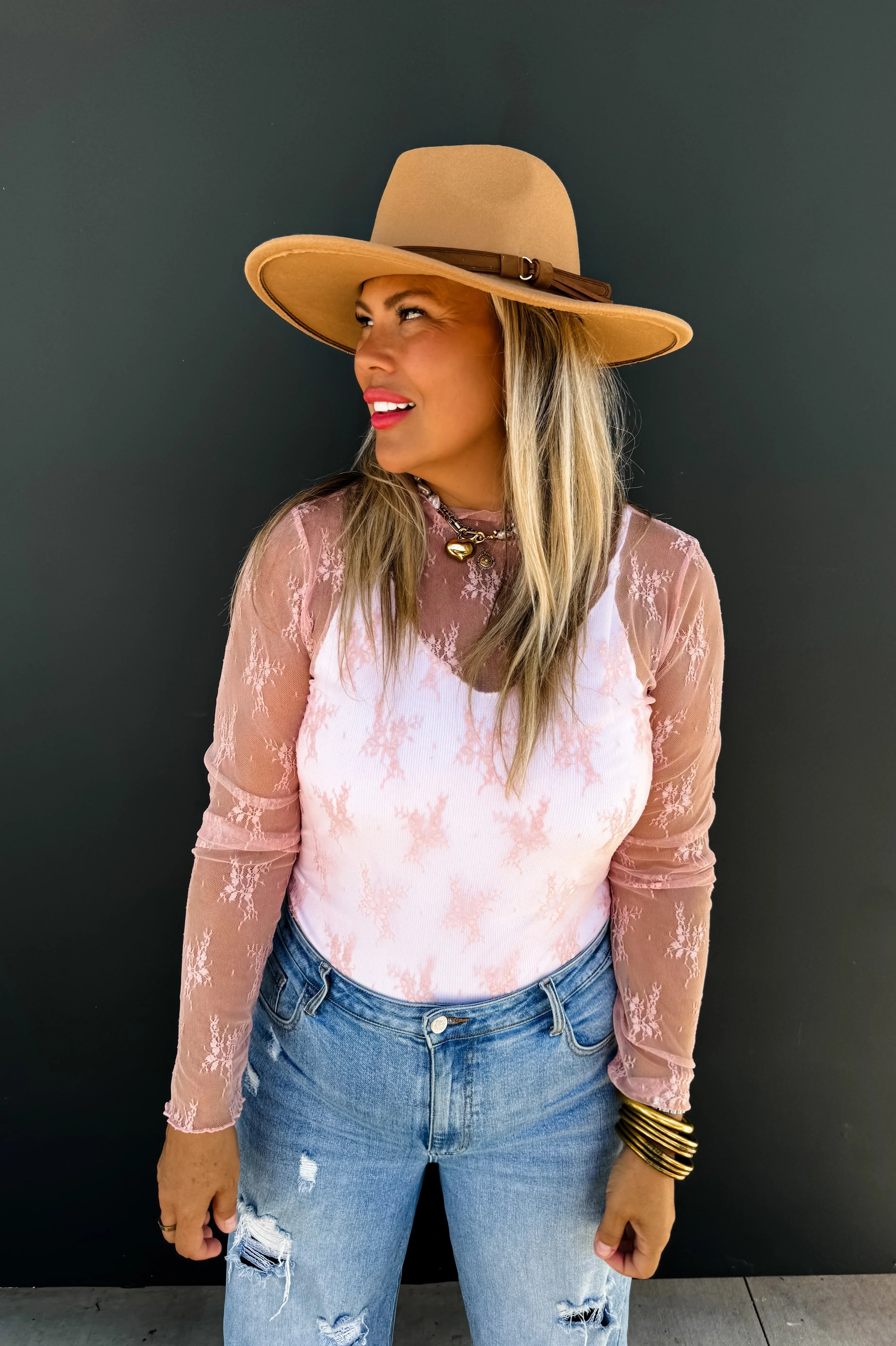 PREORDER: Roxy Lace Top in Six Colors-Womens-Stay Foxy Boutique, Florissant, Missouri