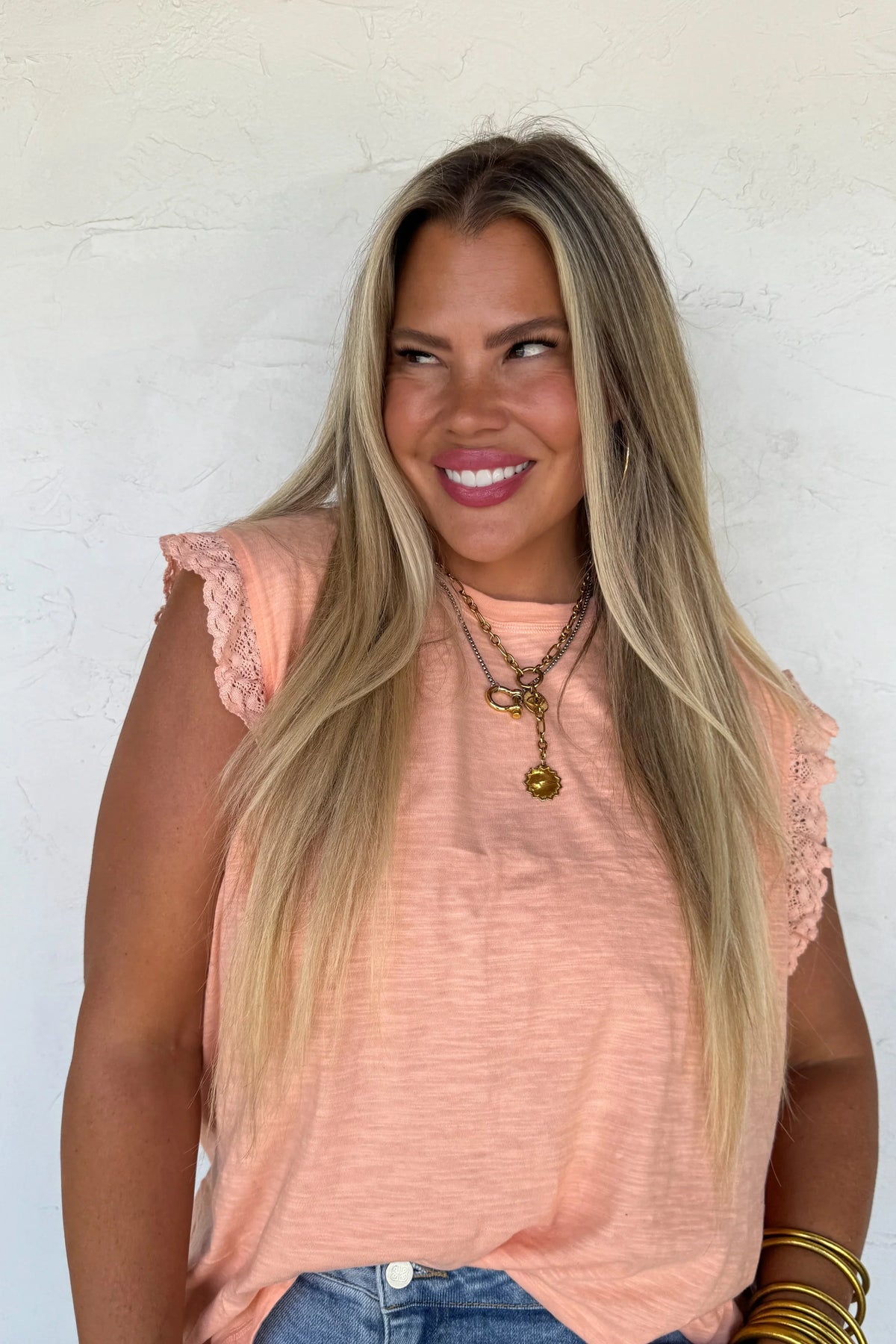 PREORDER: Sweet Lace Days Tee-Womens-Stay Foxy Boutique, Florissant, Missouri