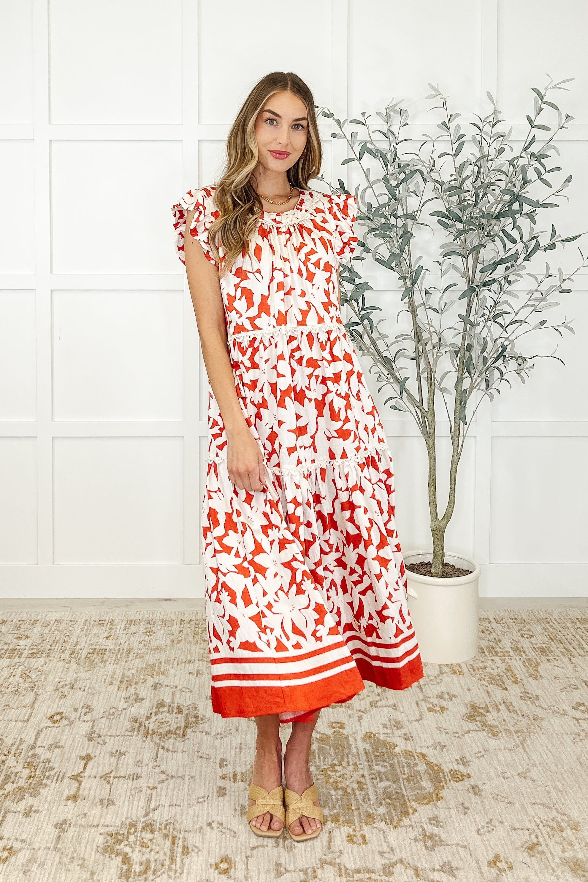 Dainty Daydream Tiered Dress-Womens-Stay Foxy Boutique, Florissant, Missouri