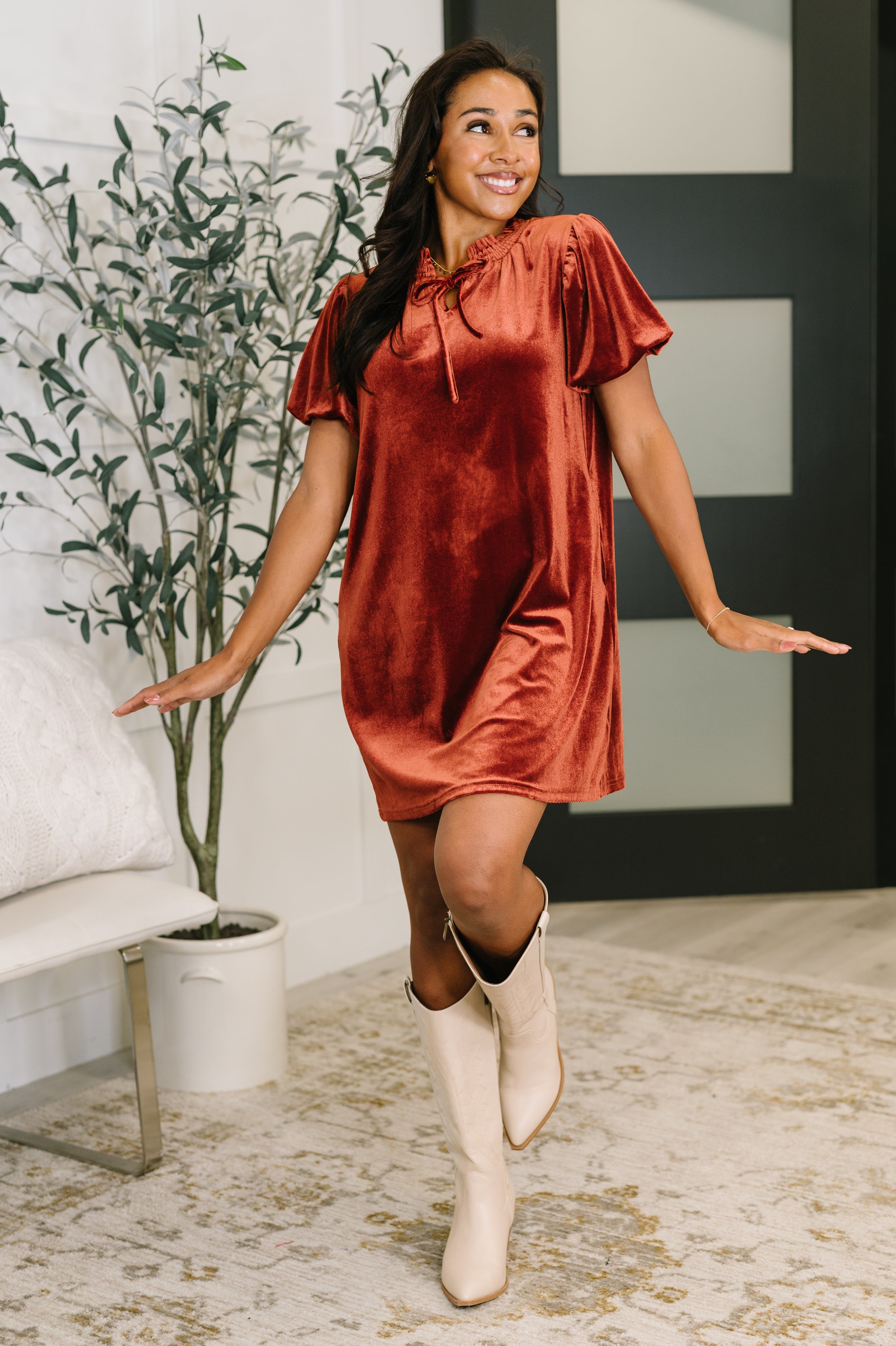 Damsel in This Velvet Dress-Womens-Stay Foxy Boutique, Florissant, Missouri