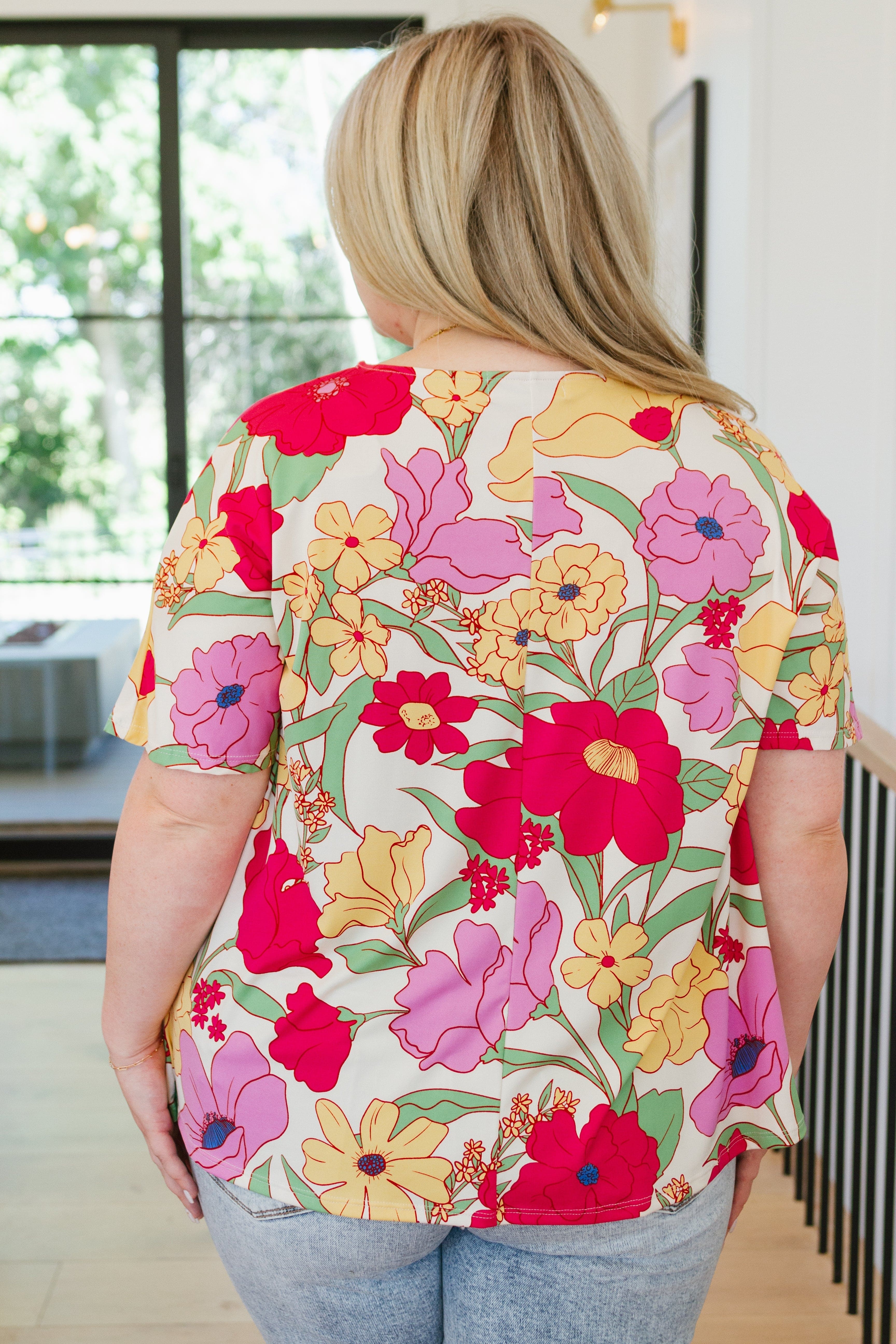 Do It Anyways Floral Top-Tops-Stay Foxy Boutique, Florissant, Missouri