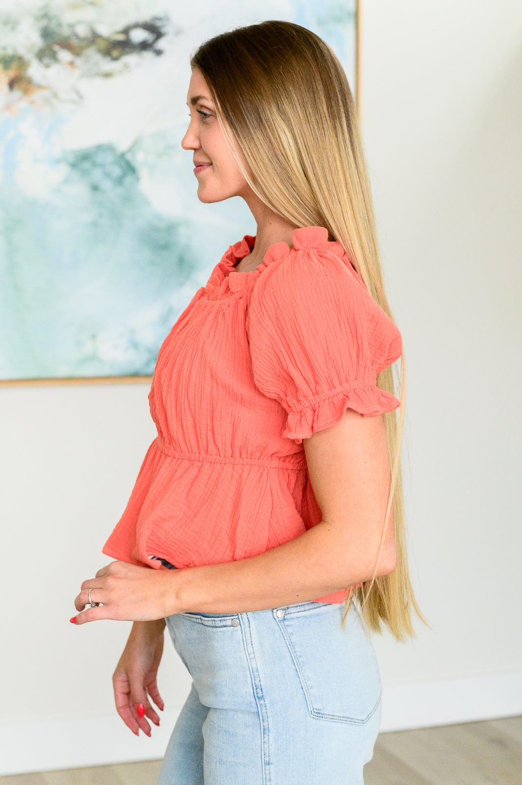 Don't Be Shy Off the Shoulder Blouse-Tops-Stay Foxy Boutique, Florissant, Missouri