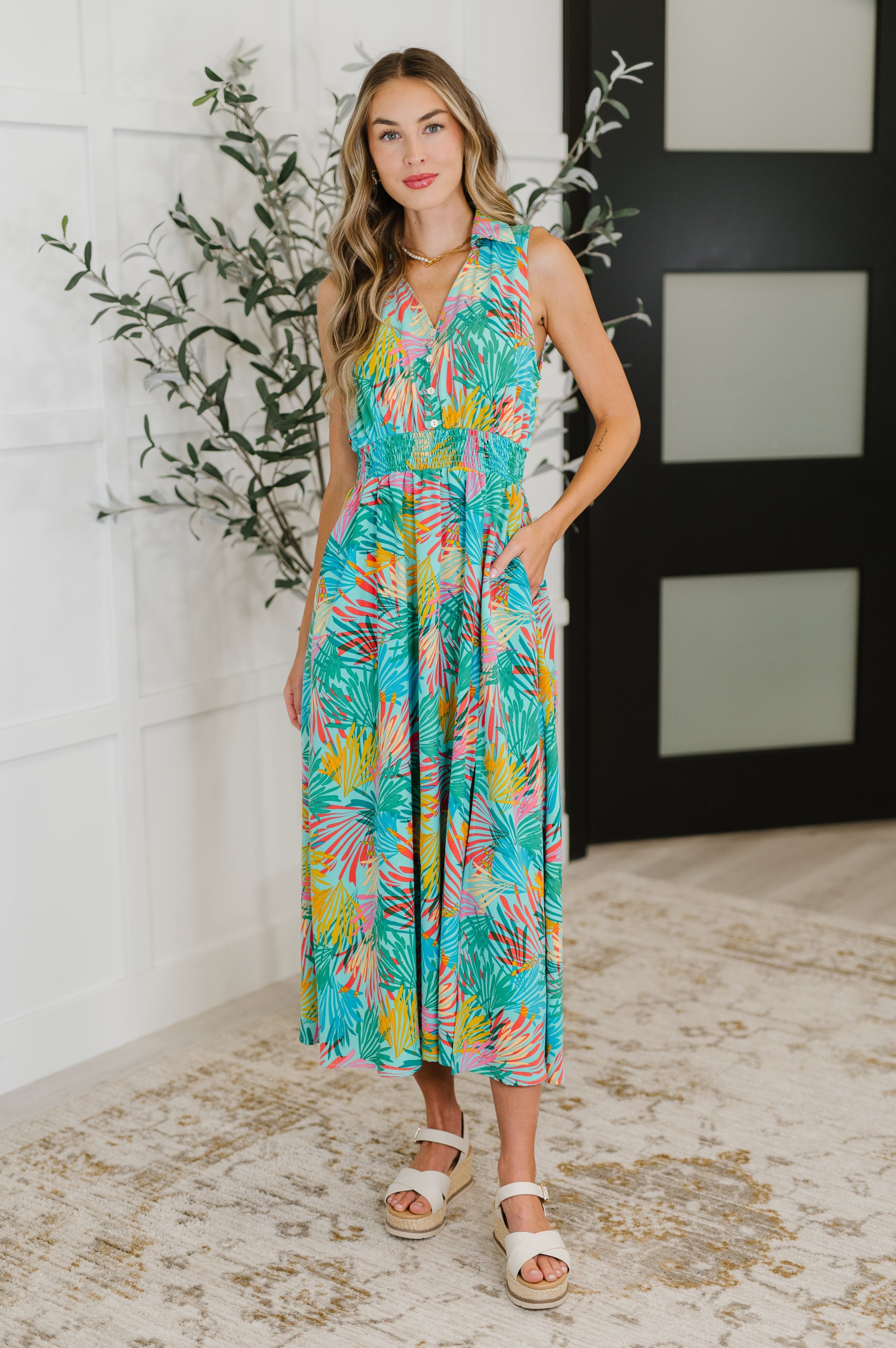 Don't Be Shy, Babe Sleeveless Dress in Mint-Womens-Stay Foxy Boutique, Florissant, Missouri