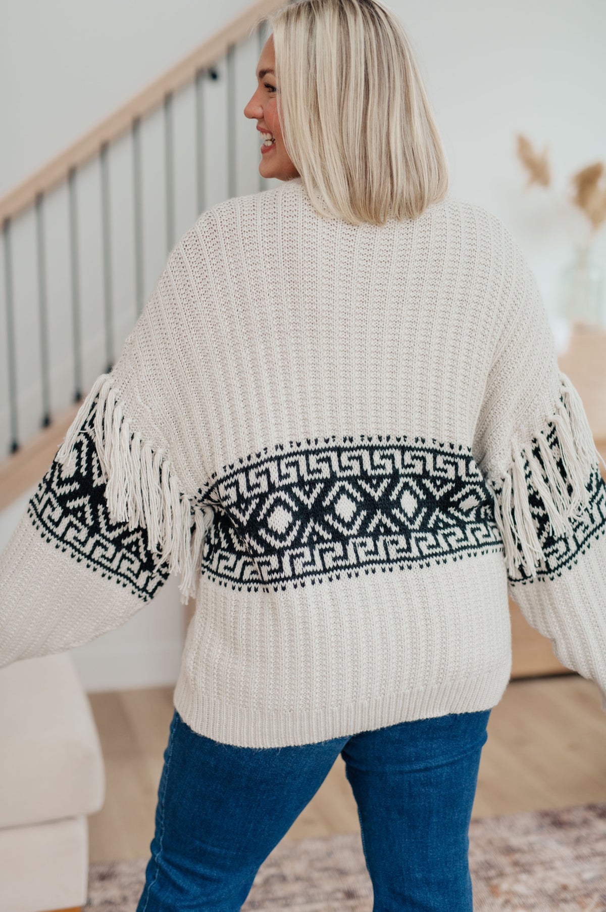 Don't Waver Fringe Detail Sweater-Tops-Stay Foxy Boutique, Florissant, Missouri