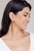 Double Pearl Stud Earrings-Accessories-Stay Foxy Boutique, Florissant, Missouri