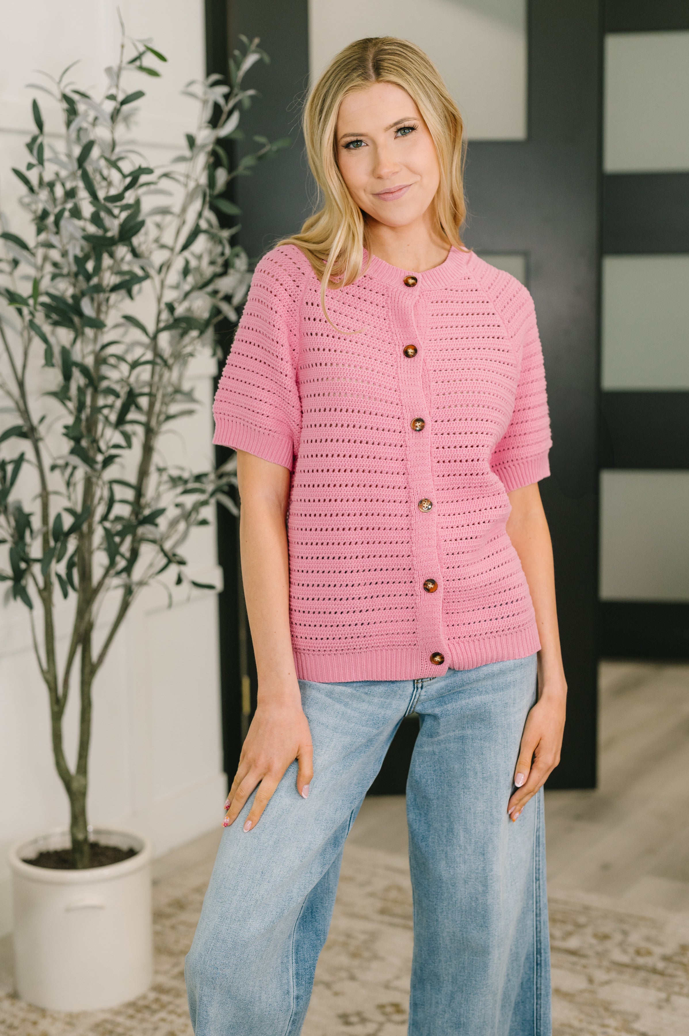 Dreaming All Day Sweater Knit Button Down-Womens-Stay Foxy Boutique, Florissant, Missouri