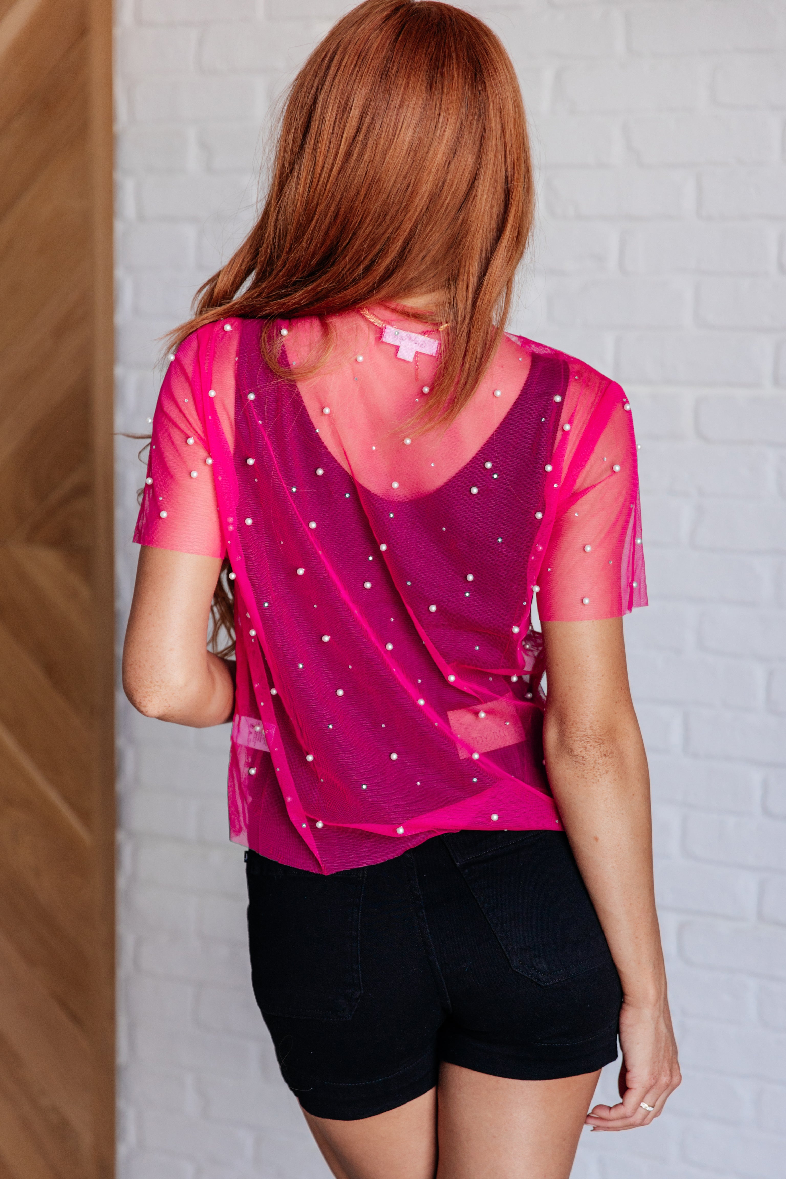 Dressing for Revenge Layering Top in Hot Pink-Tops-Stay Foxy Boutique, Florissant, Missouri