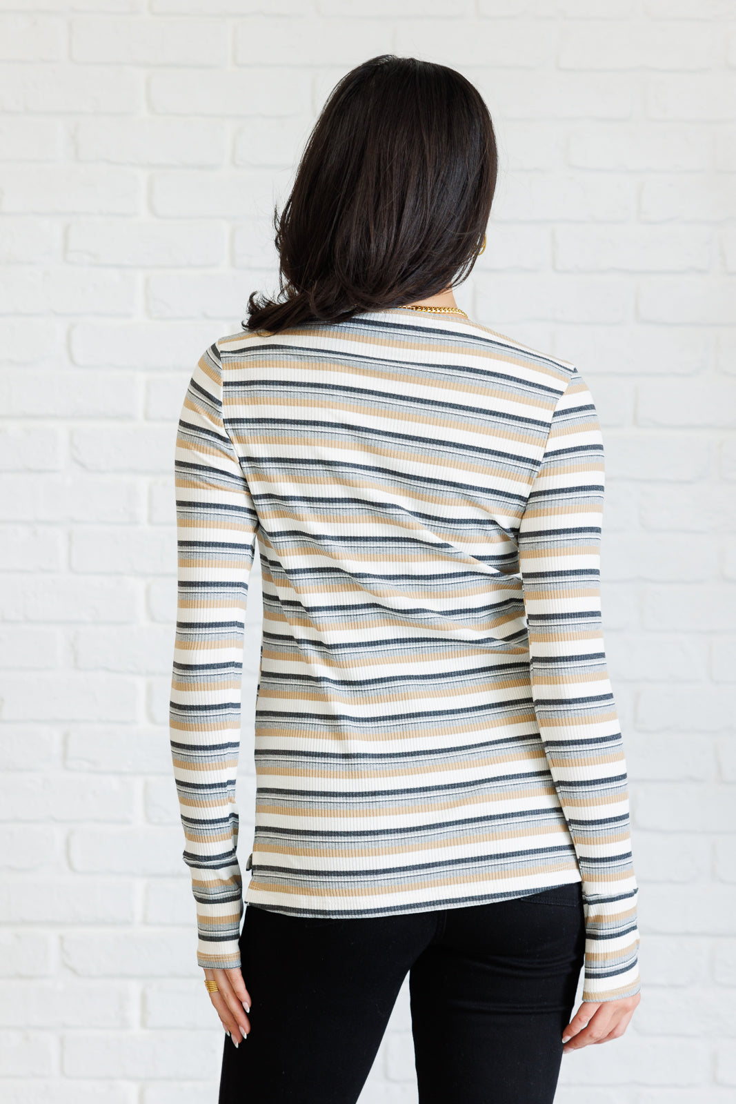 East Coast Breeze Striped Top-Tops-Stay Foxy Boutique, Florissant, Missouri