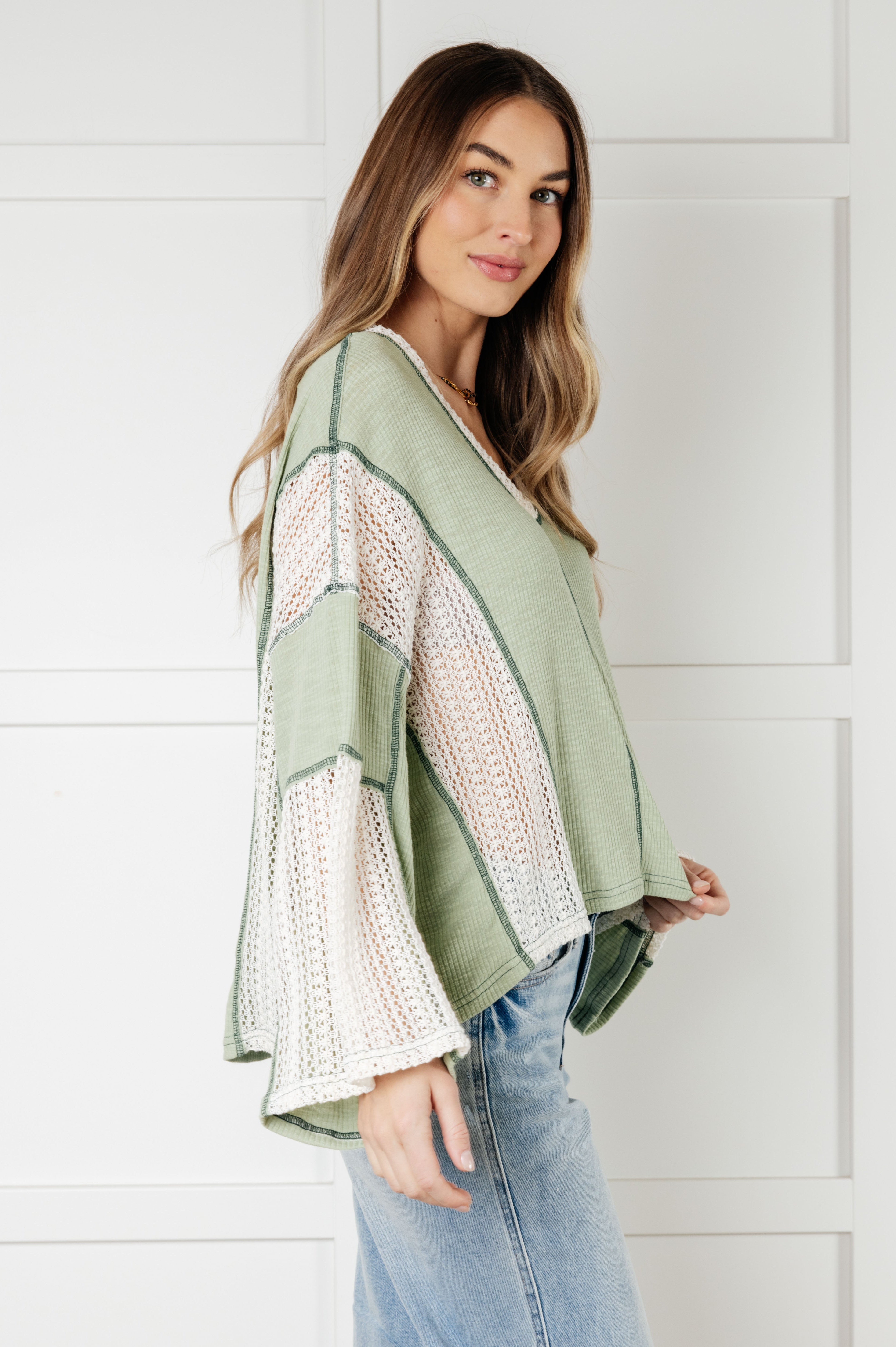 Elemental My Dear Patchwork Top-Tops-Stay Foxy Boutique, Florissant, Missouri