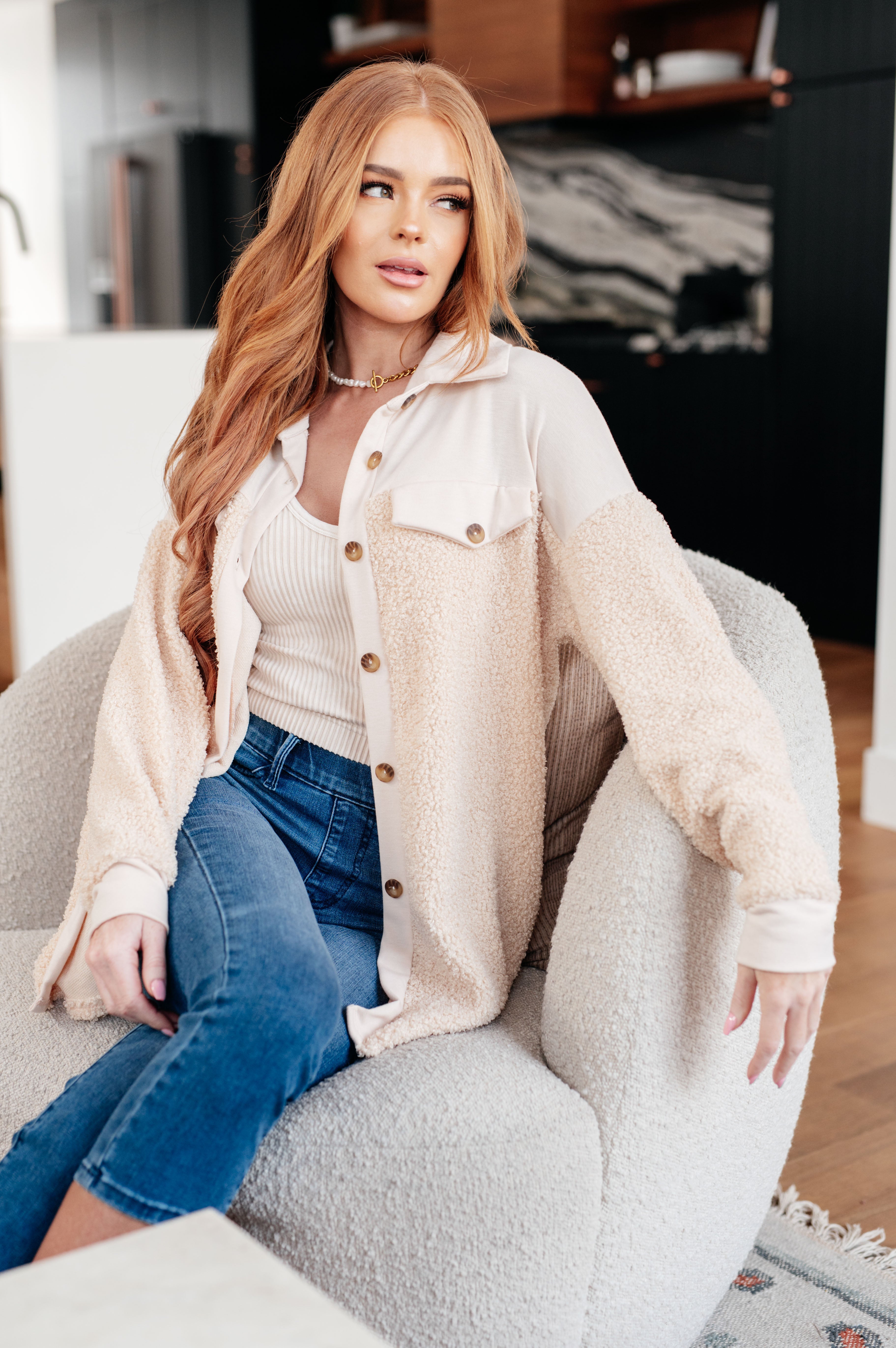 Endless Potential Sherpa Shacket-Layers-Stay Foxy Boutique, Florissant, Missouri