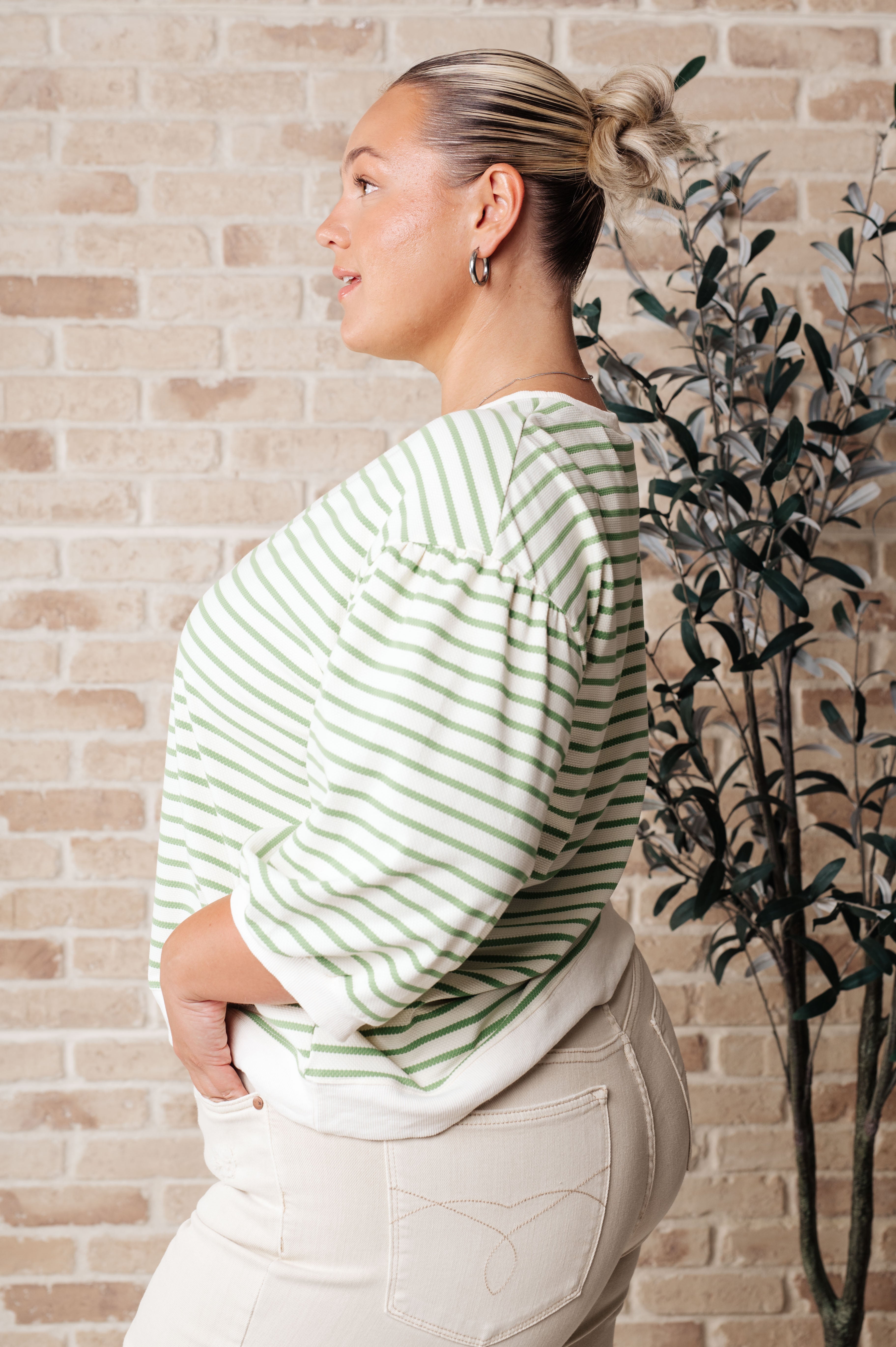 Enrichment Time Striped Top-Tops-Stay Foxy Boutique, Florissant, Missouri