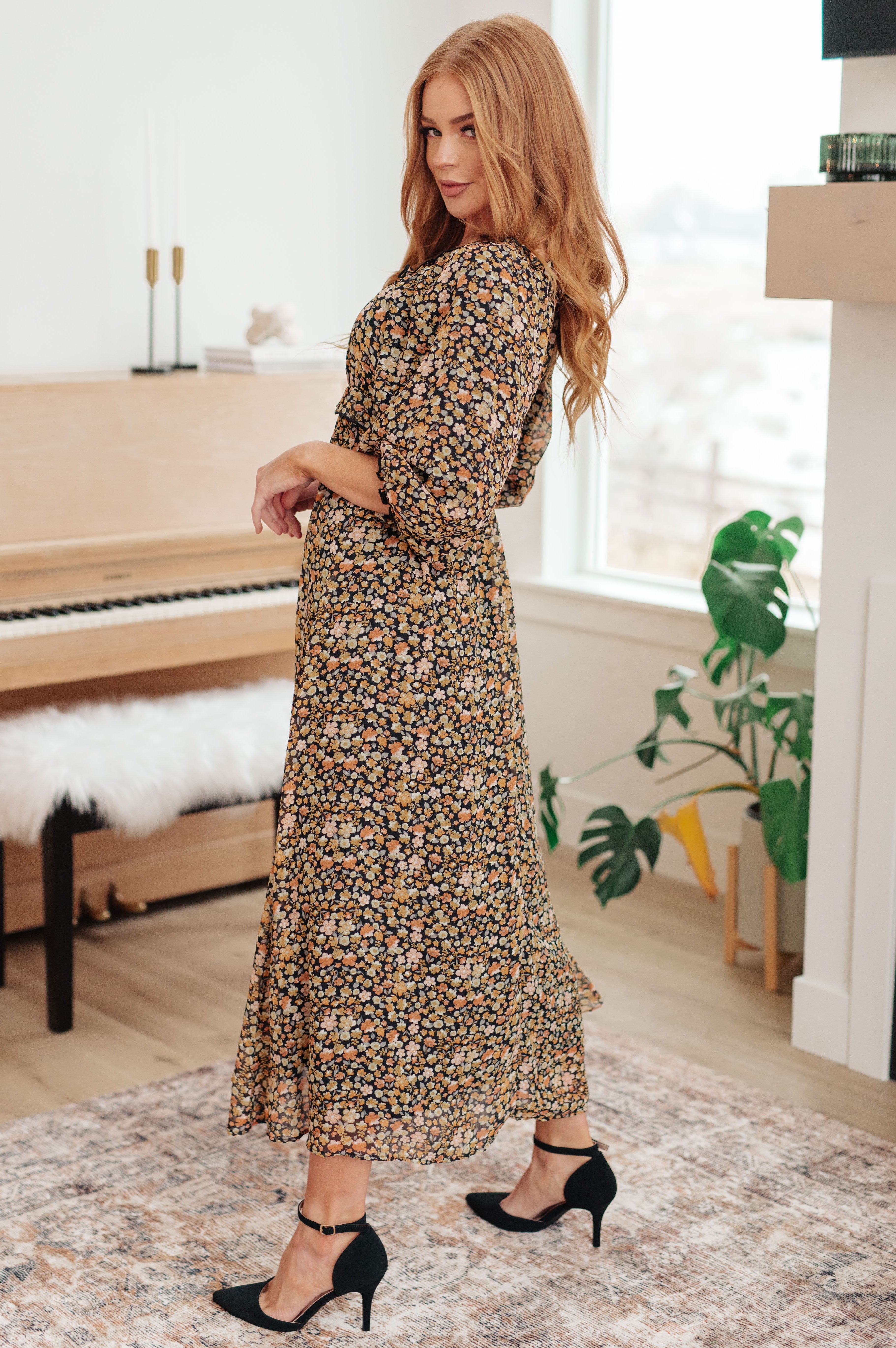 Ever So Briefly Floral Maxi Dress-Dresses-Stay Foxy Boutique, Florissant, Missouri