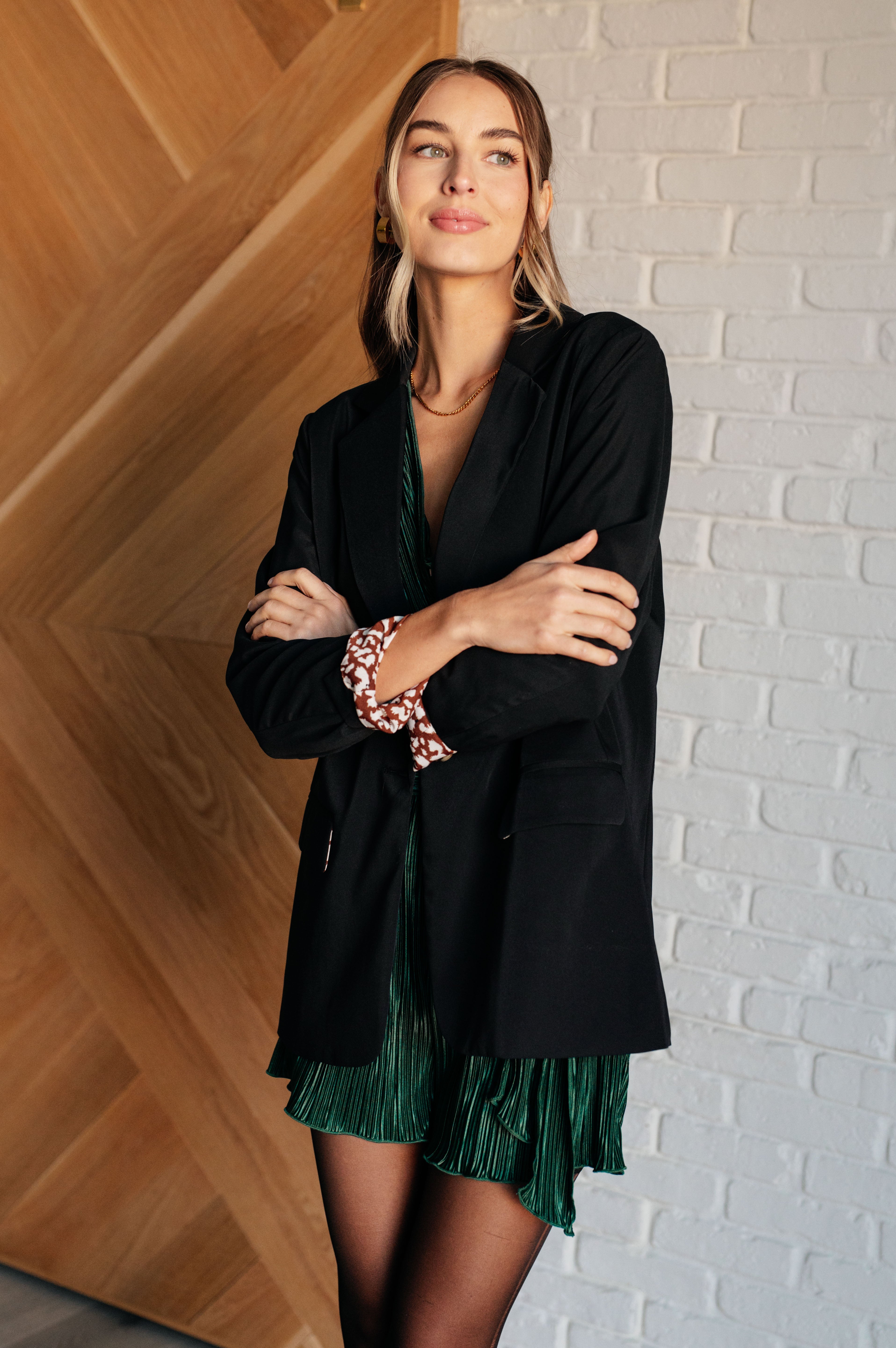Every Day Blazer in Black-Layers-Stay Foxy Boutique, Florissant, Missouri