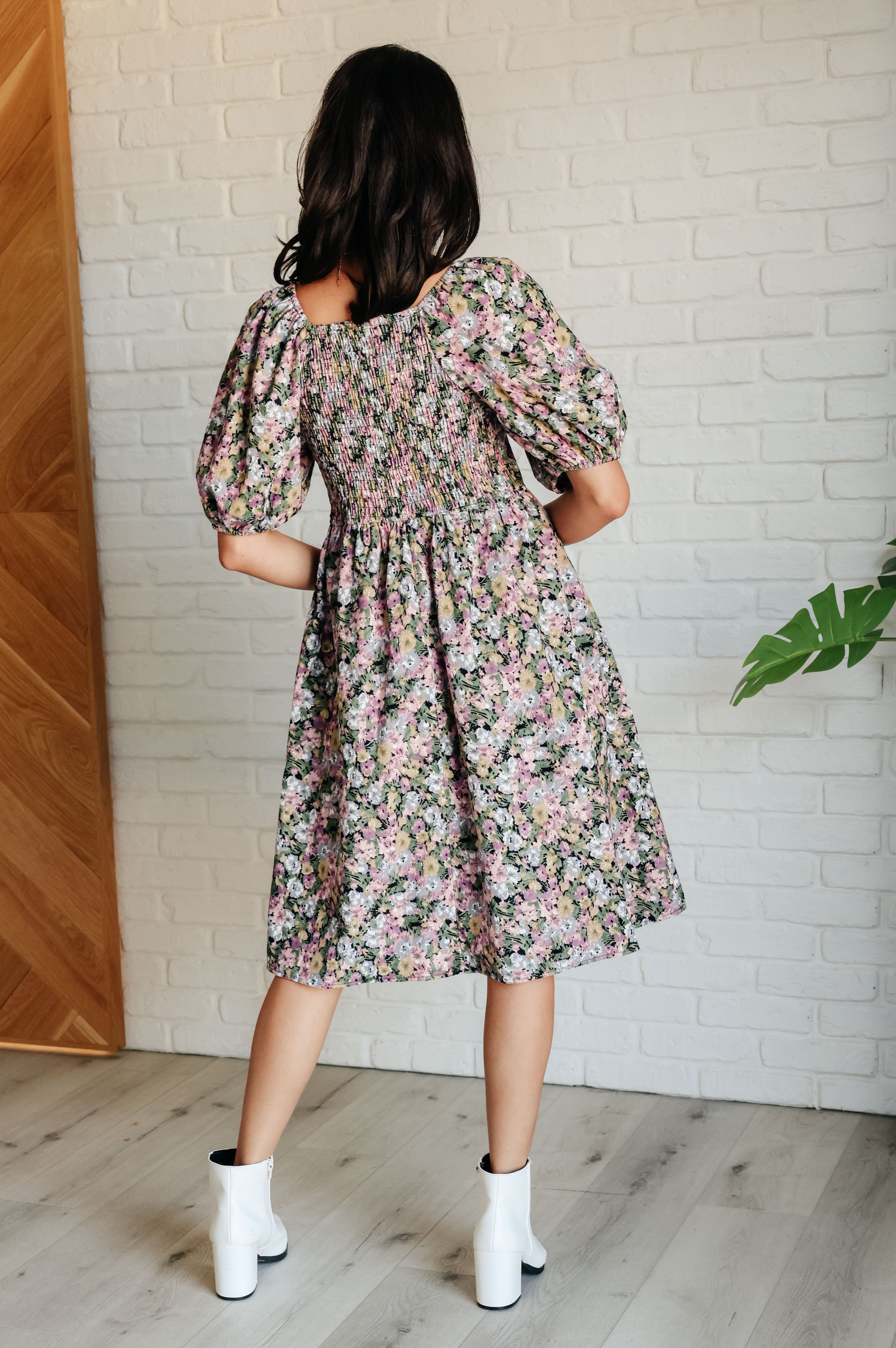 Excellence Without Effort Floral Dress-Dresses-Stay Foxy Boutique, Florissant, Missouri
