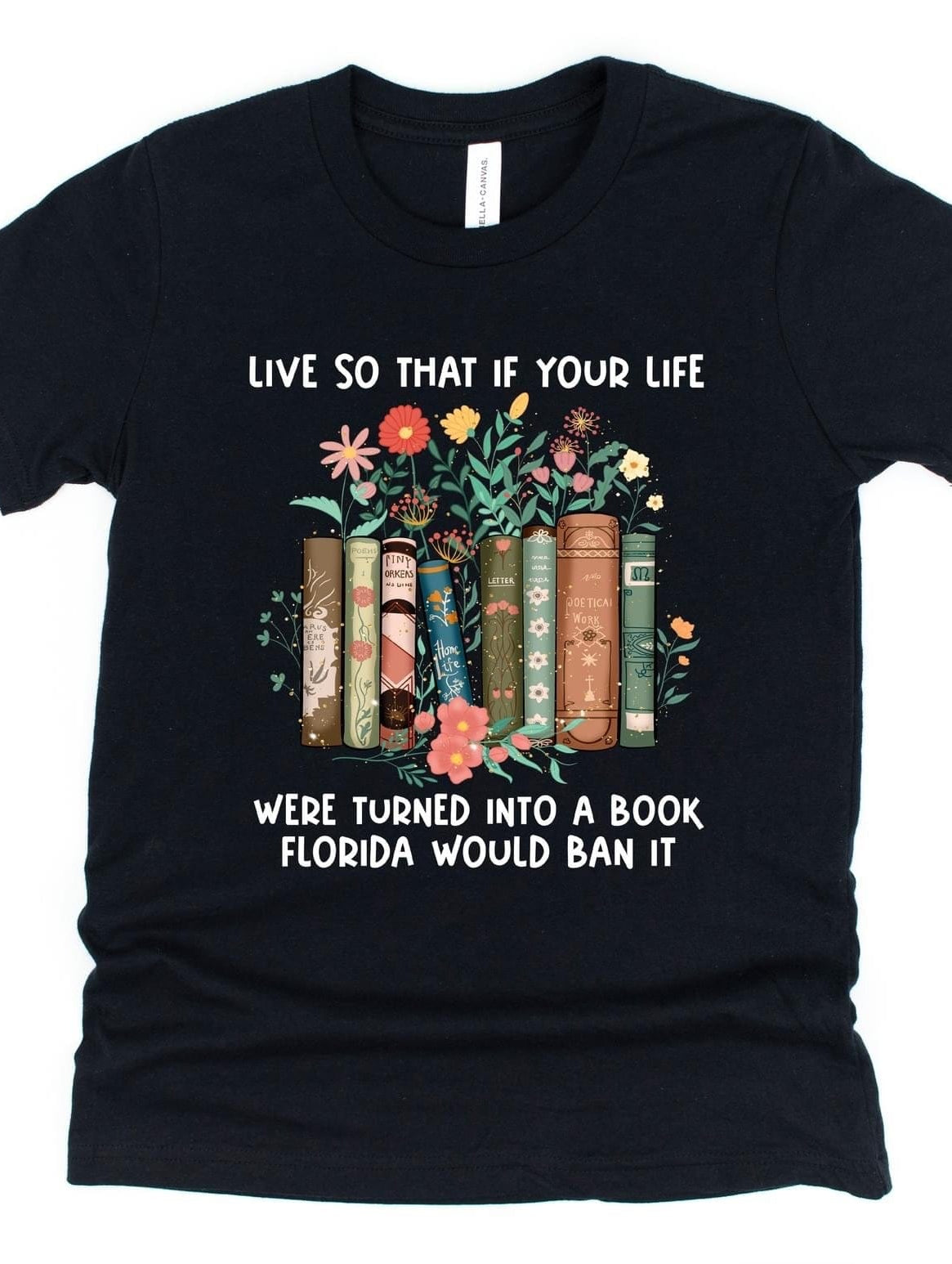 Live Your Life Graphic T-Graphic T-Stay Foxy Boutique, Florissant, Missouri