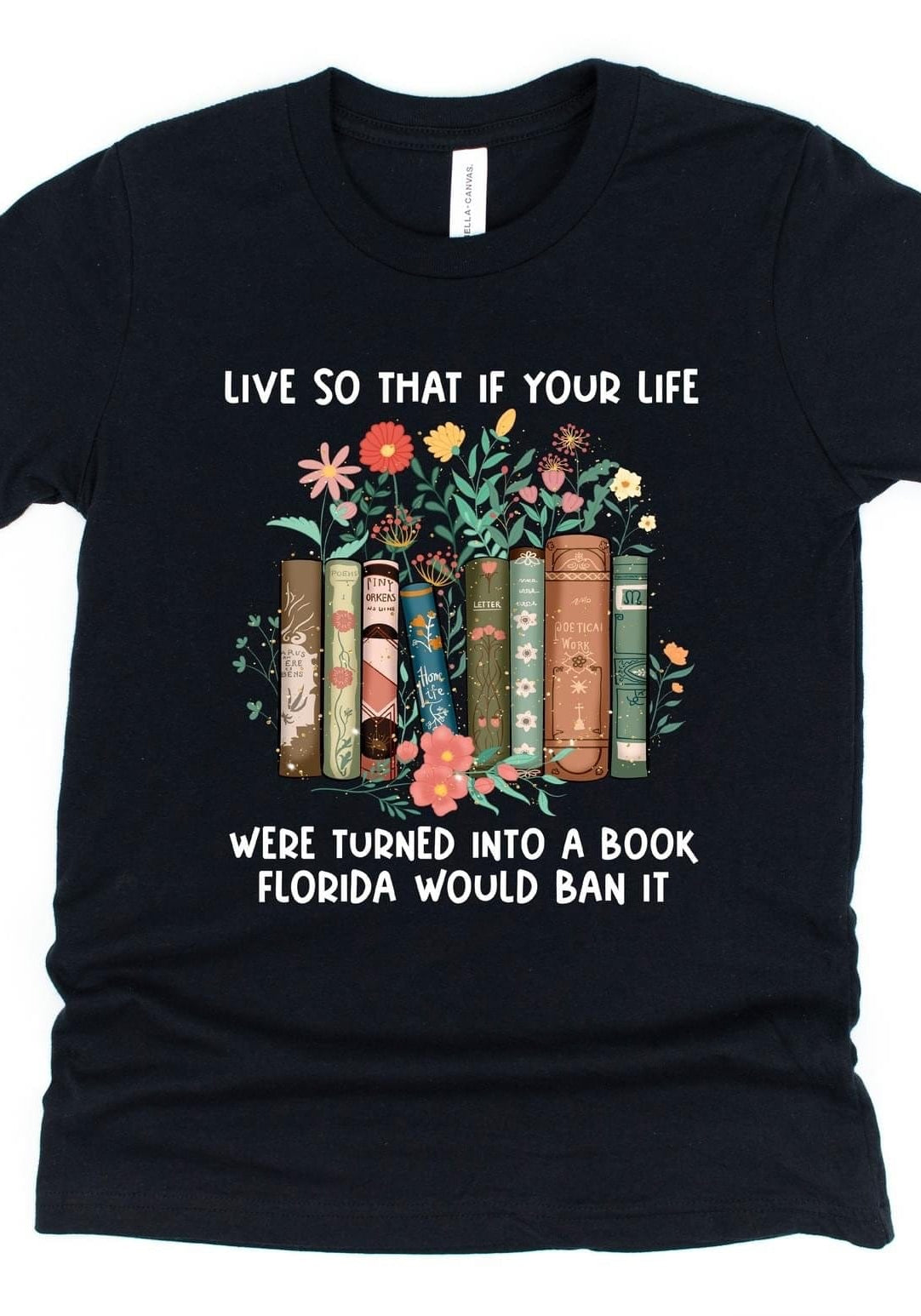 Live Your Life Graphic T-Graphic T-Stay Foxy Boutique, Florissant, Missouri